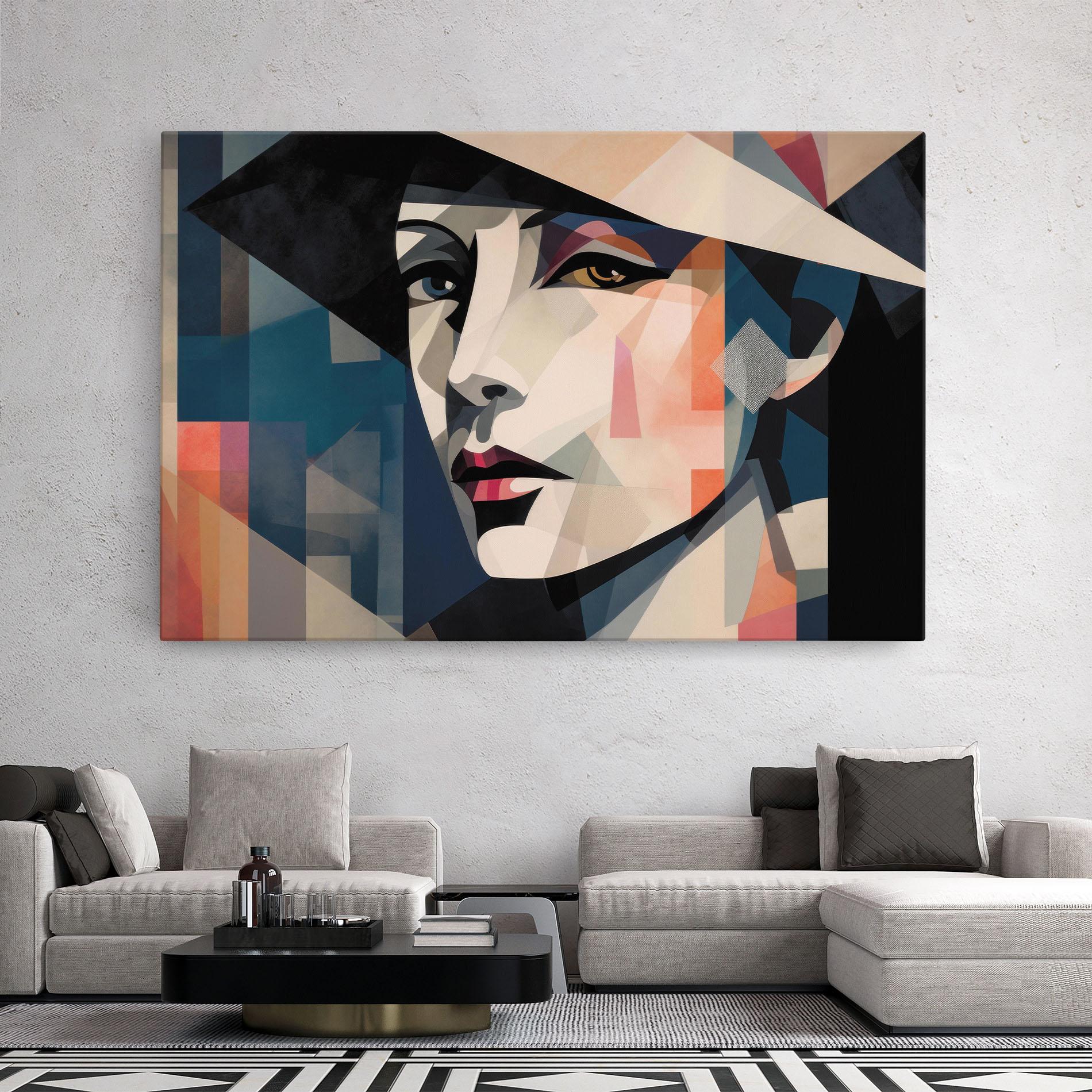 Vászonkép Chicago Portrait mockup 2