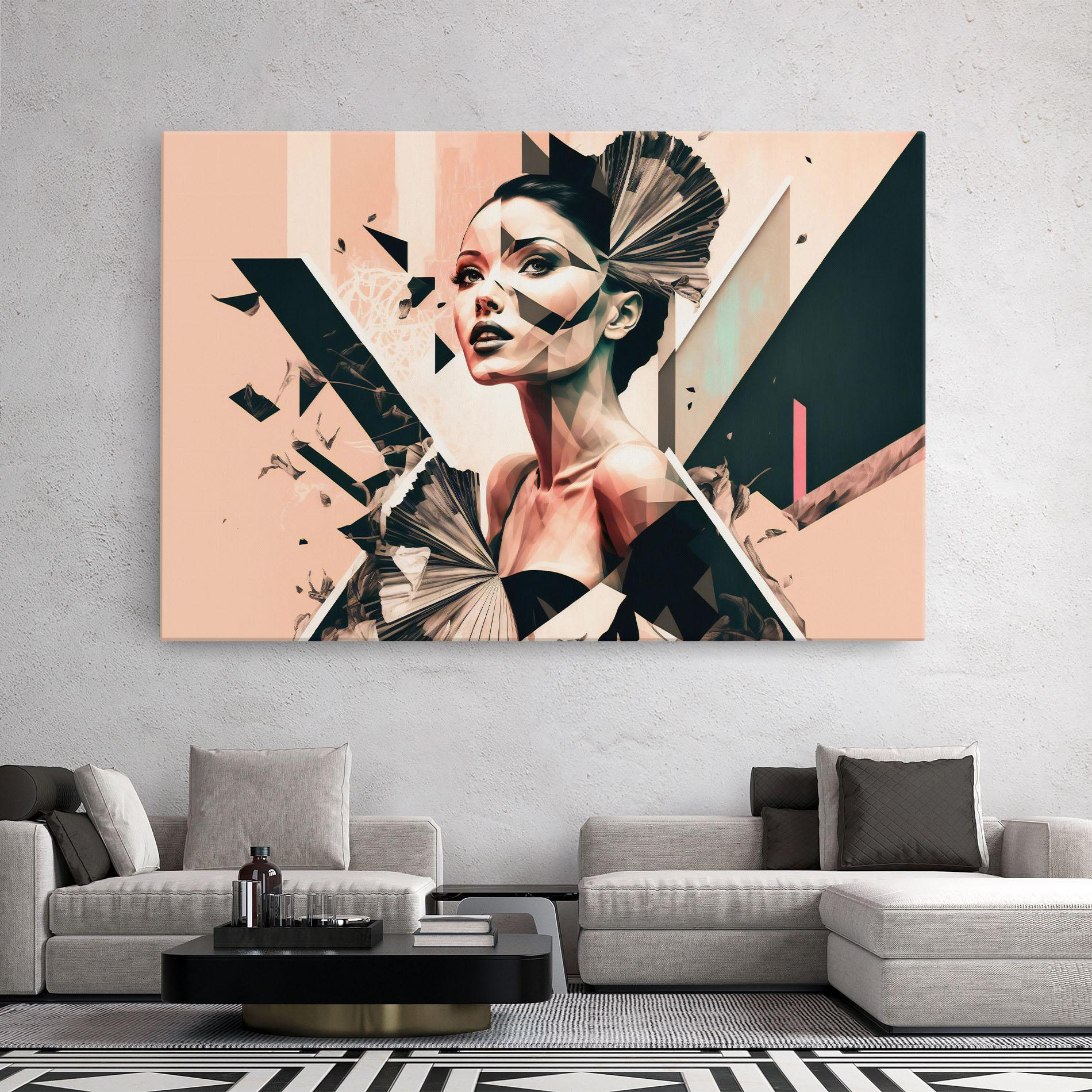 Vászonkép Fashionista Design mockup 2