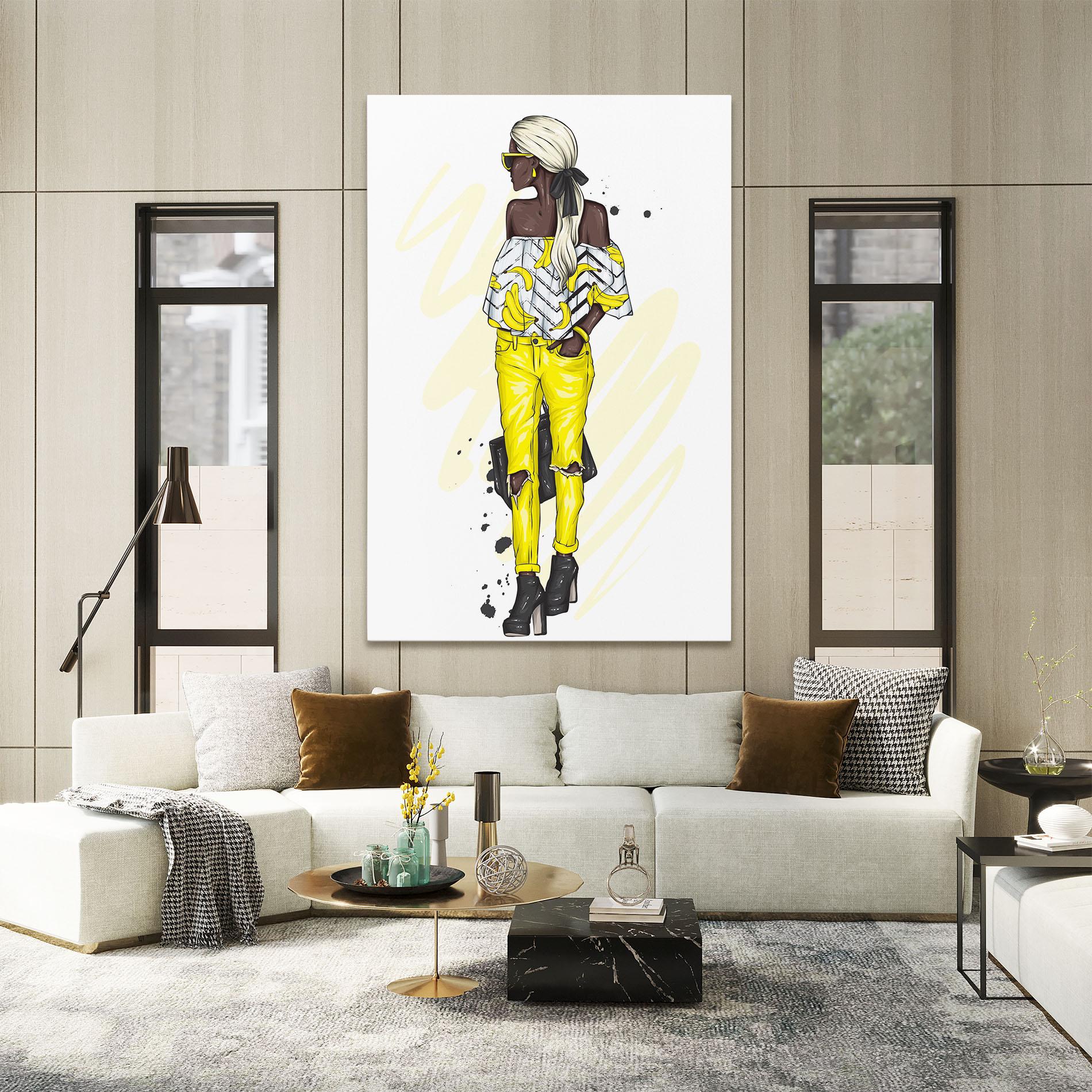 Vászonkép Banana Blouse mockup 2