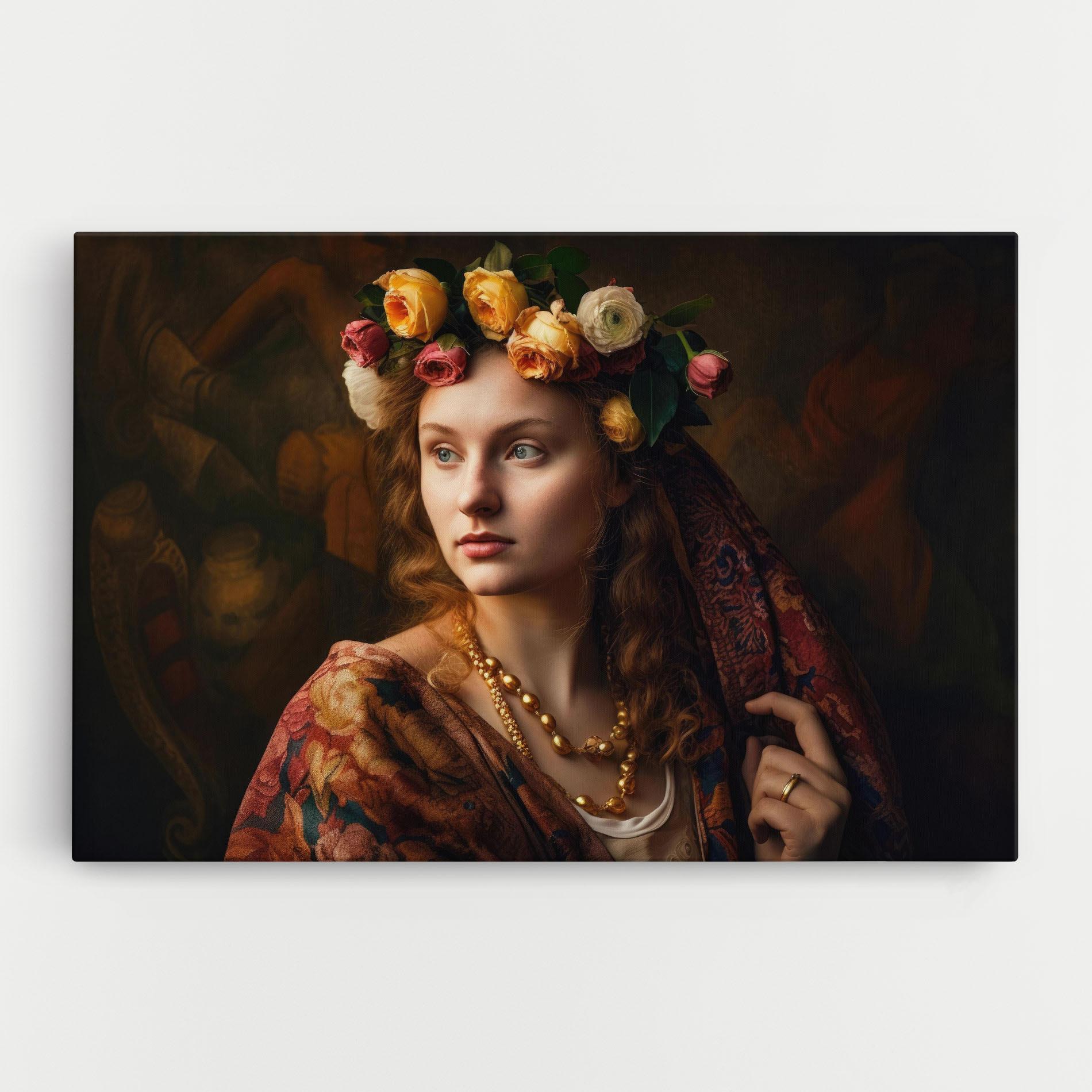 Vászonkép Renaissance Woman mockup 0