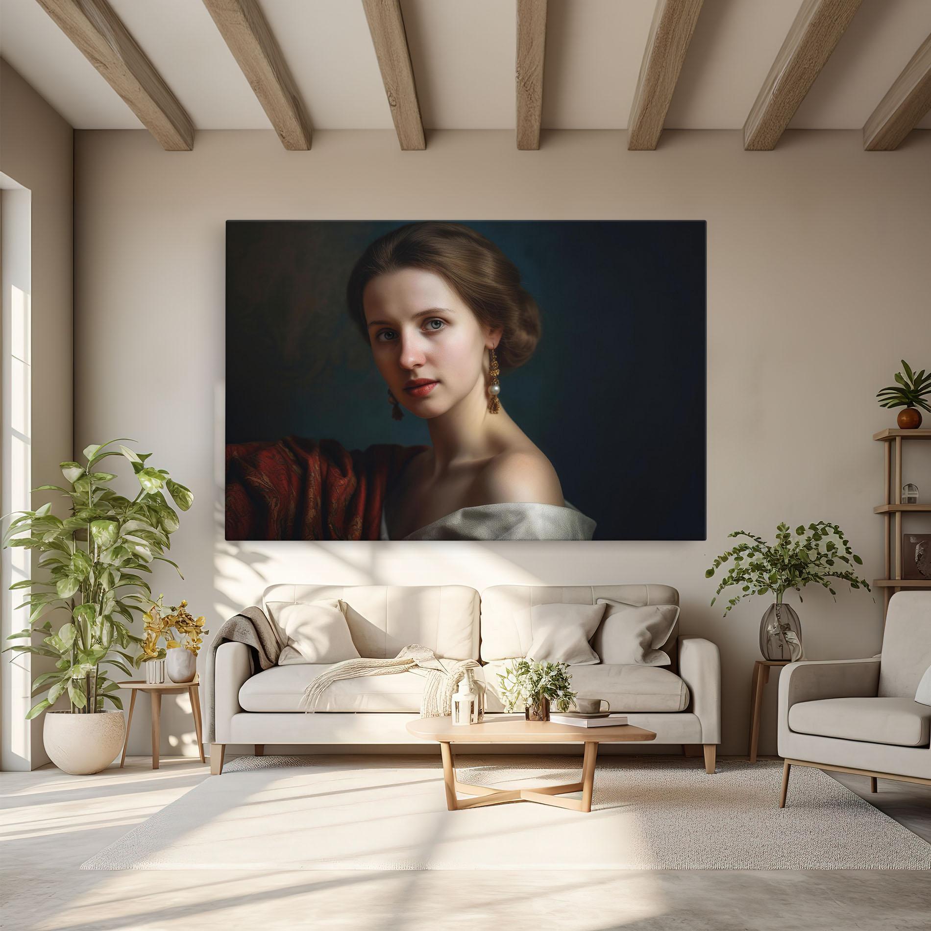Vászonkép Classical Painting mockup 6