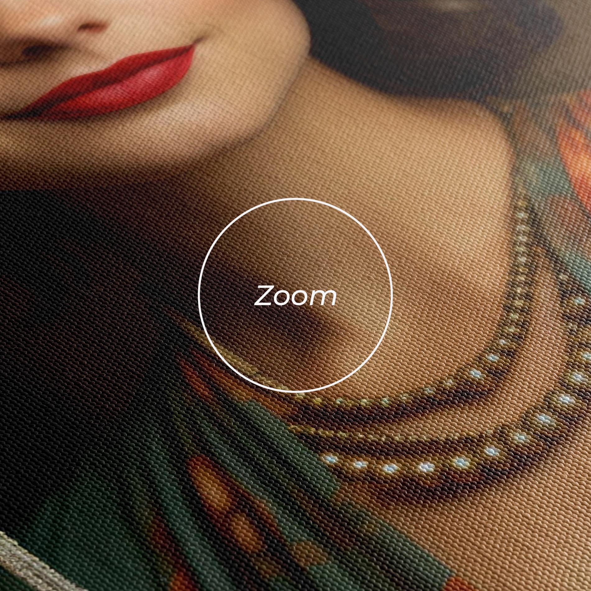 Vászonkép Green Orange Blouse mockup 3