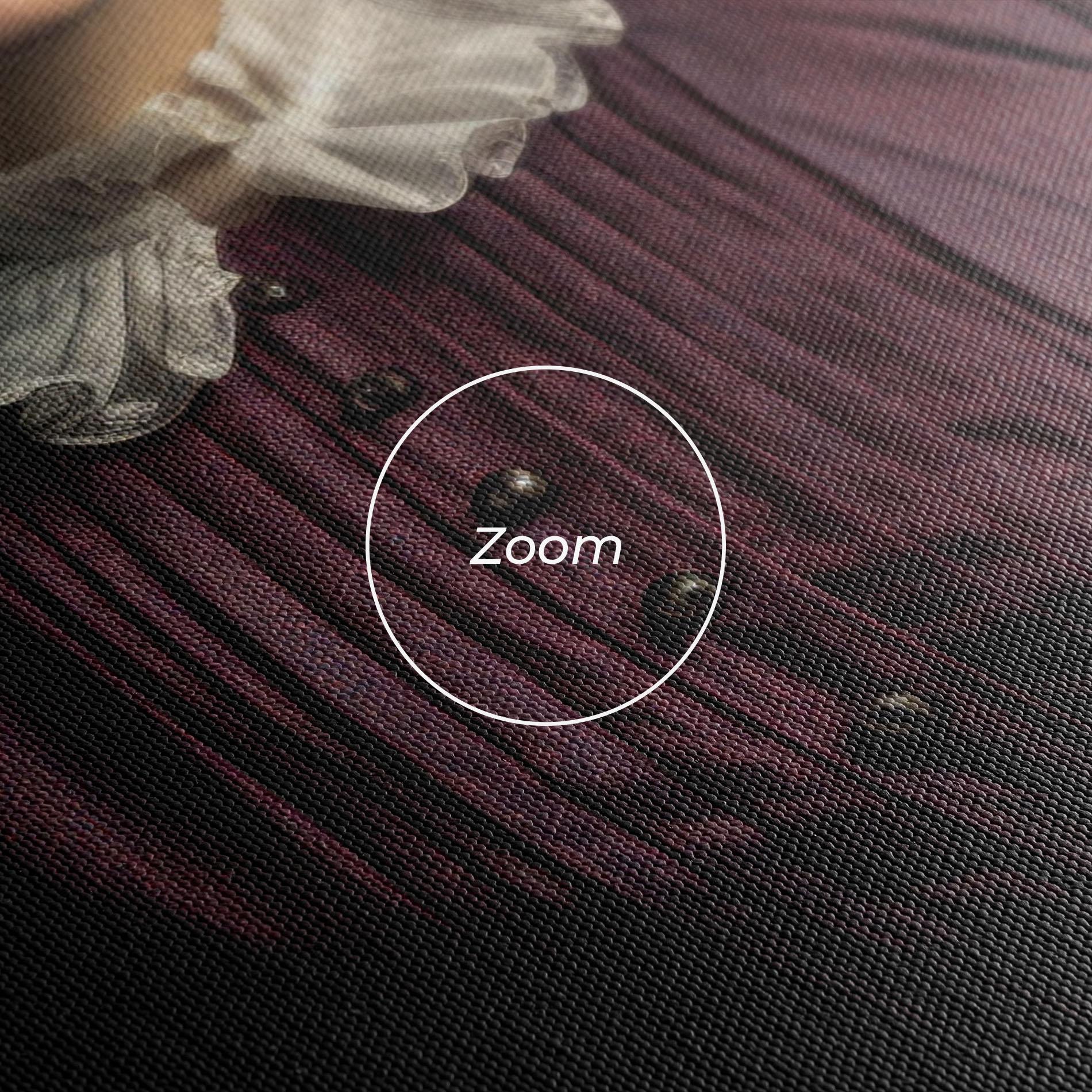 Vászonkép Holding Vintage Rose mockup 3