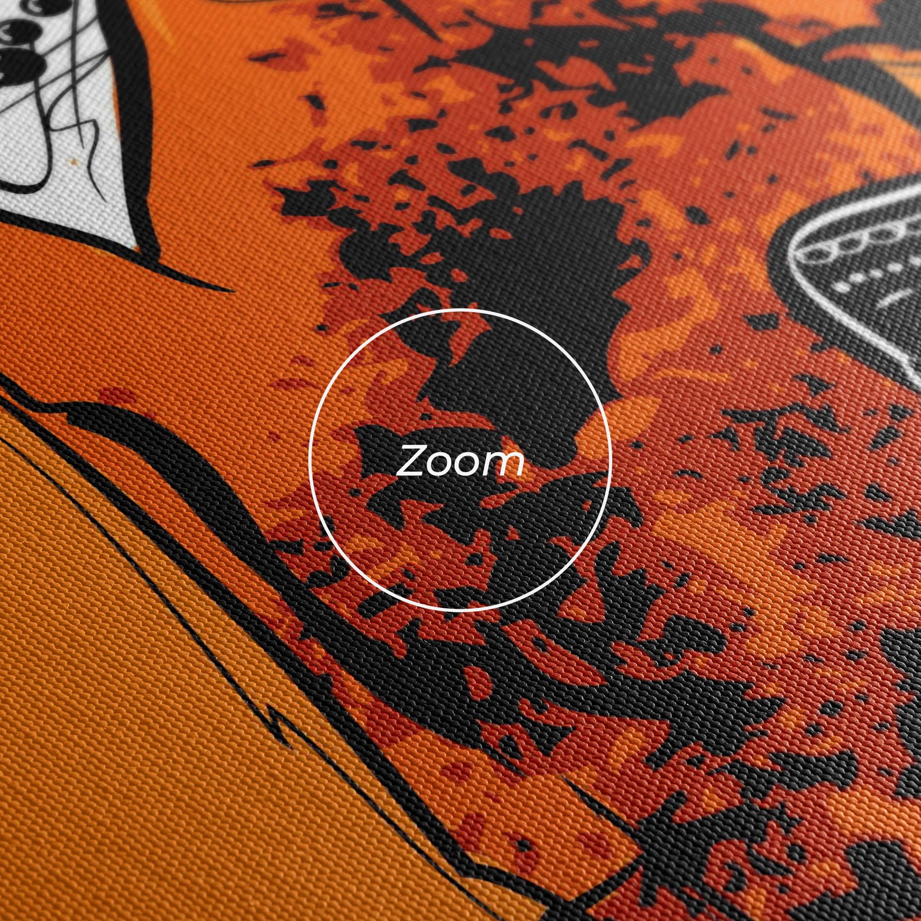 Vászonkép Old Orange Dress mockup 3