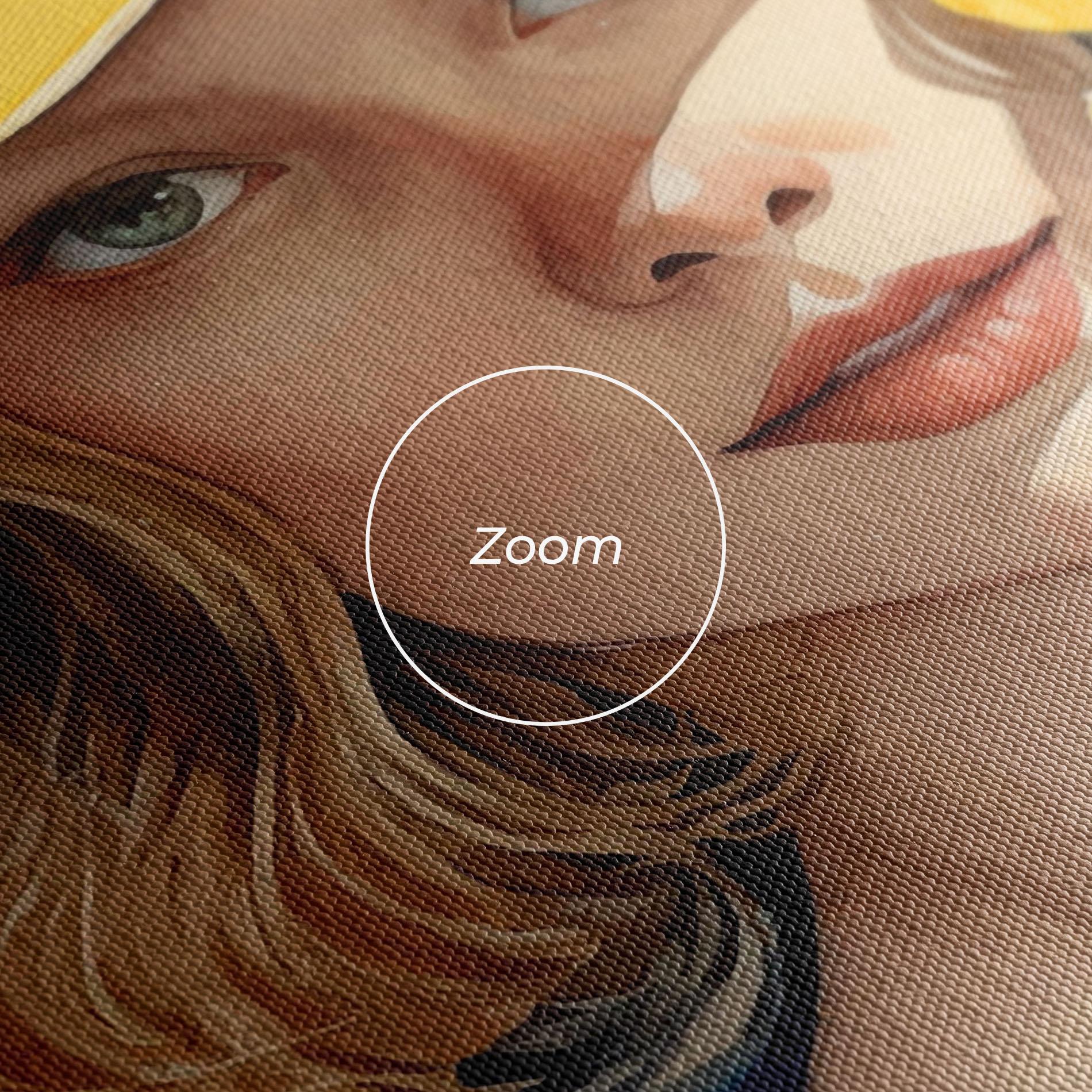 Vászonkép Yellow Hat Flowers mockup 3