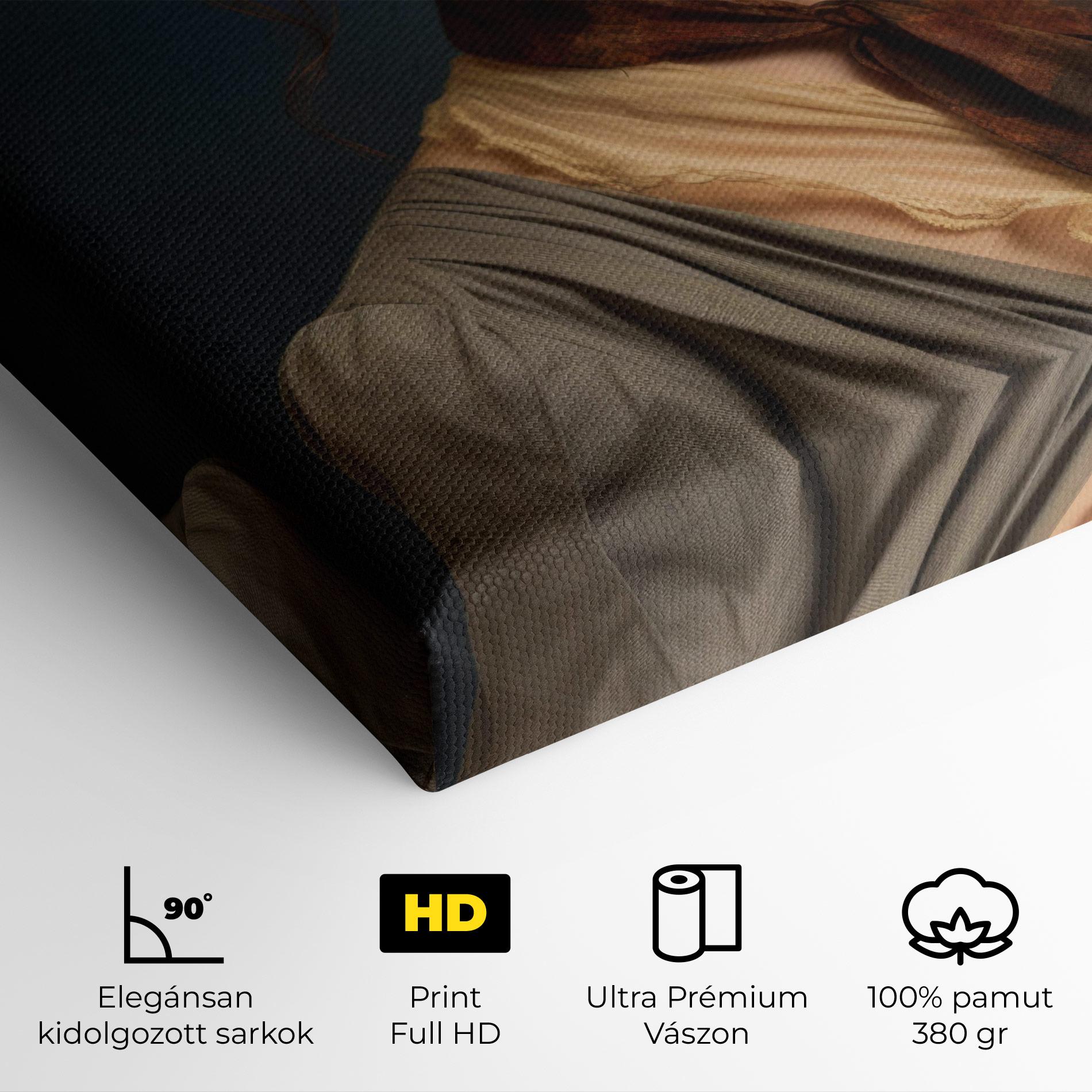 Vászonkép Brown Vintage Hat mockup 4