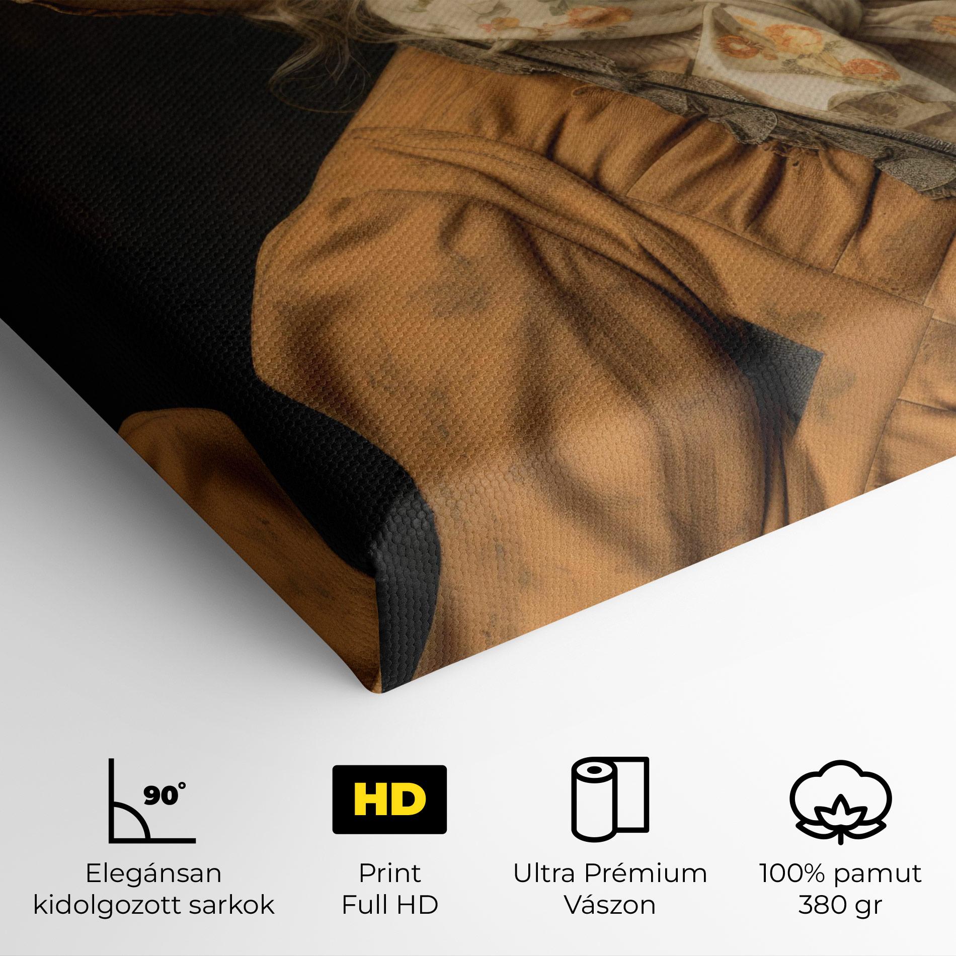 Vászonkép Pretty Vintage Blonde mockup 4