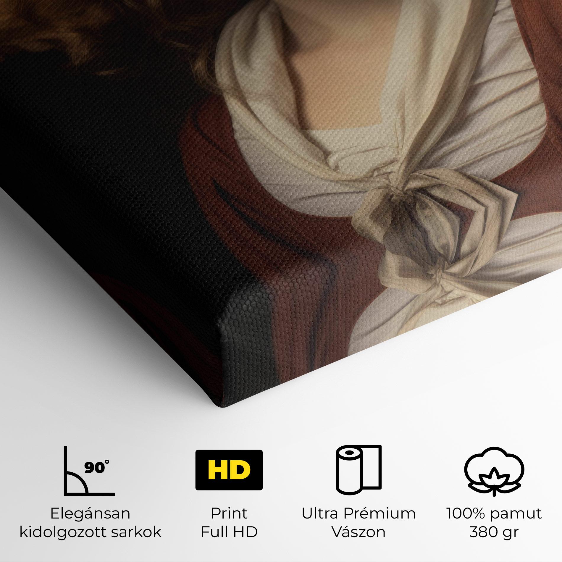 Vászonkép Young Vintage Woman mockup 4