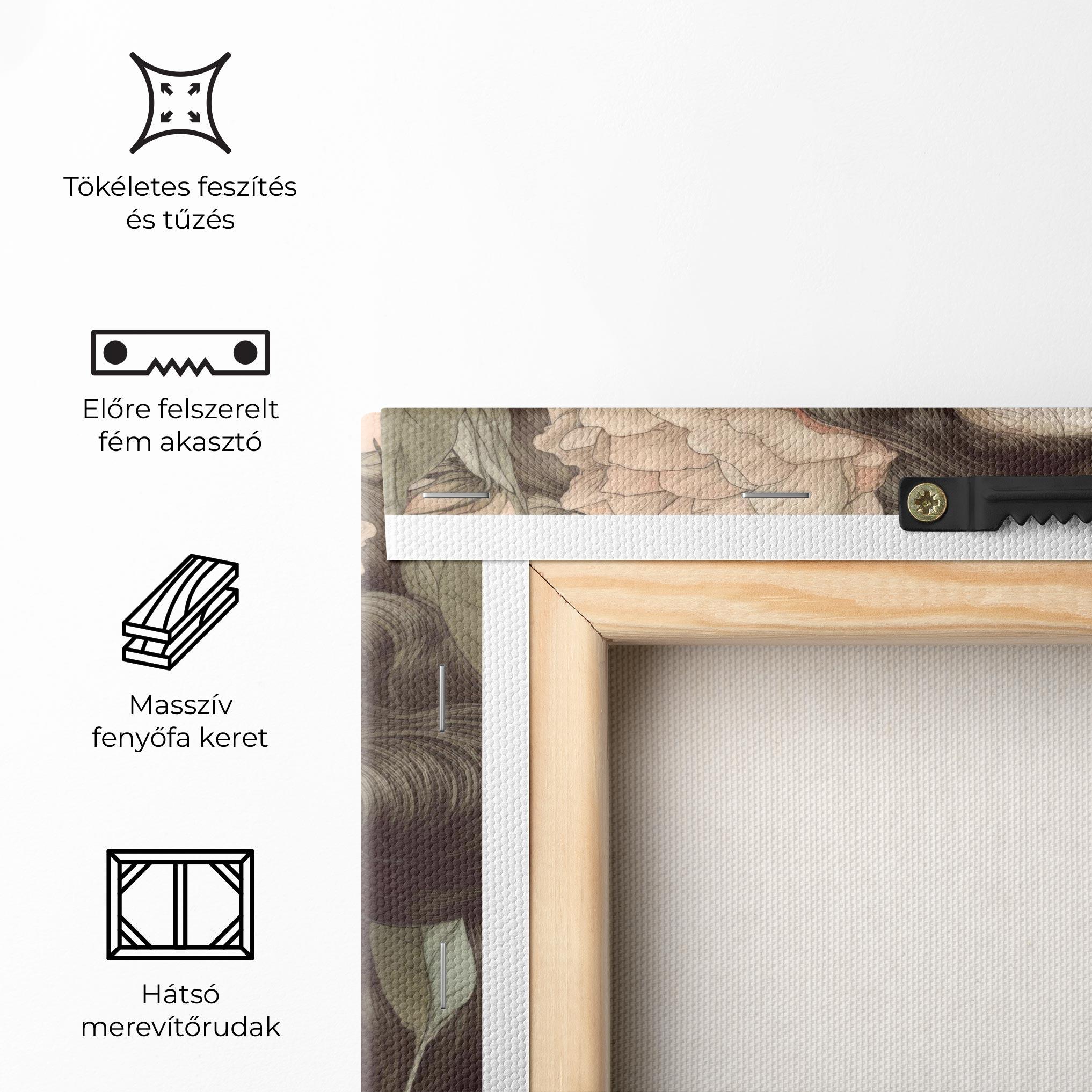 Vászonkép Beautiful Vintage Portrait mockup 5