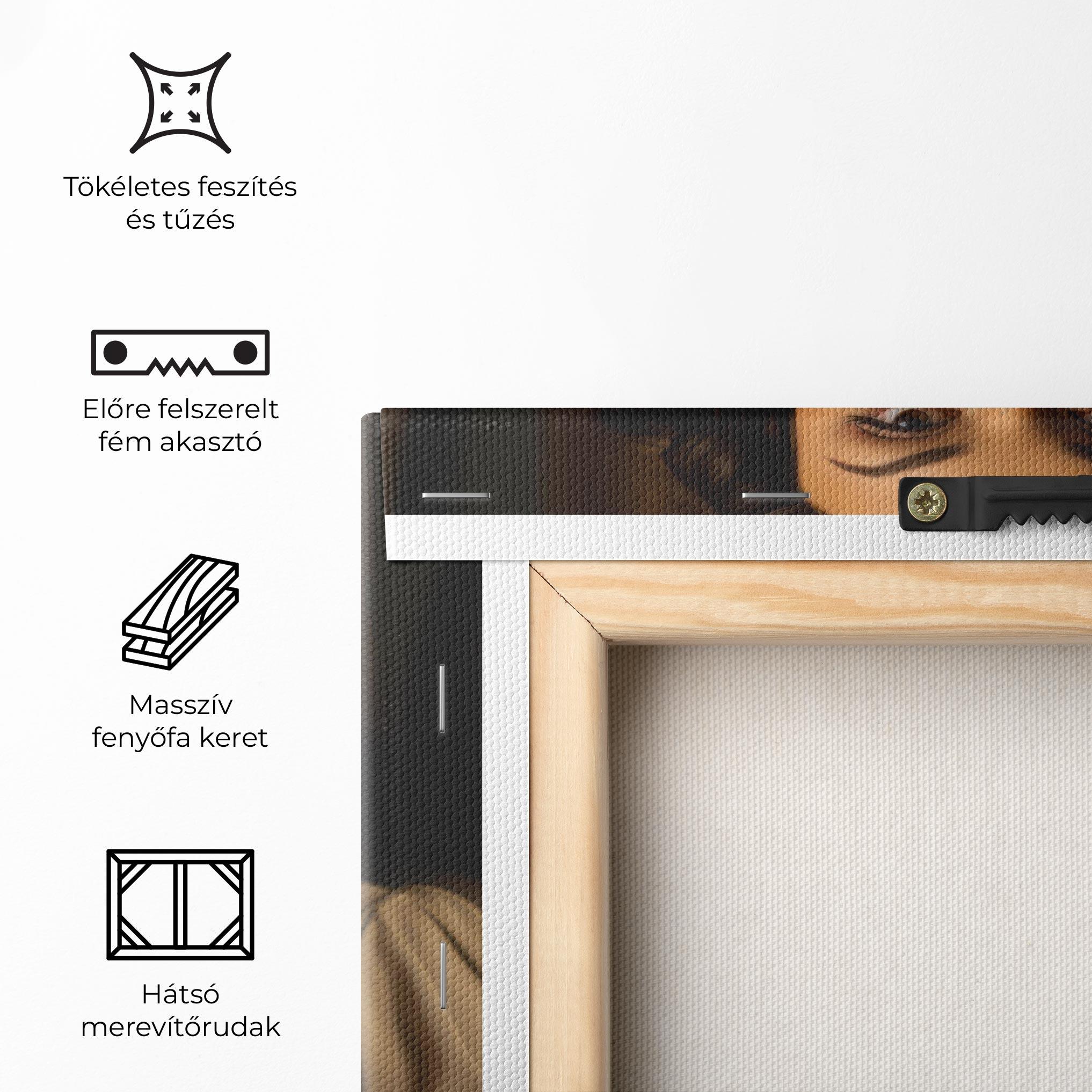 Vászonkép Beige Vintage Blouse mockup 5