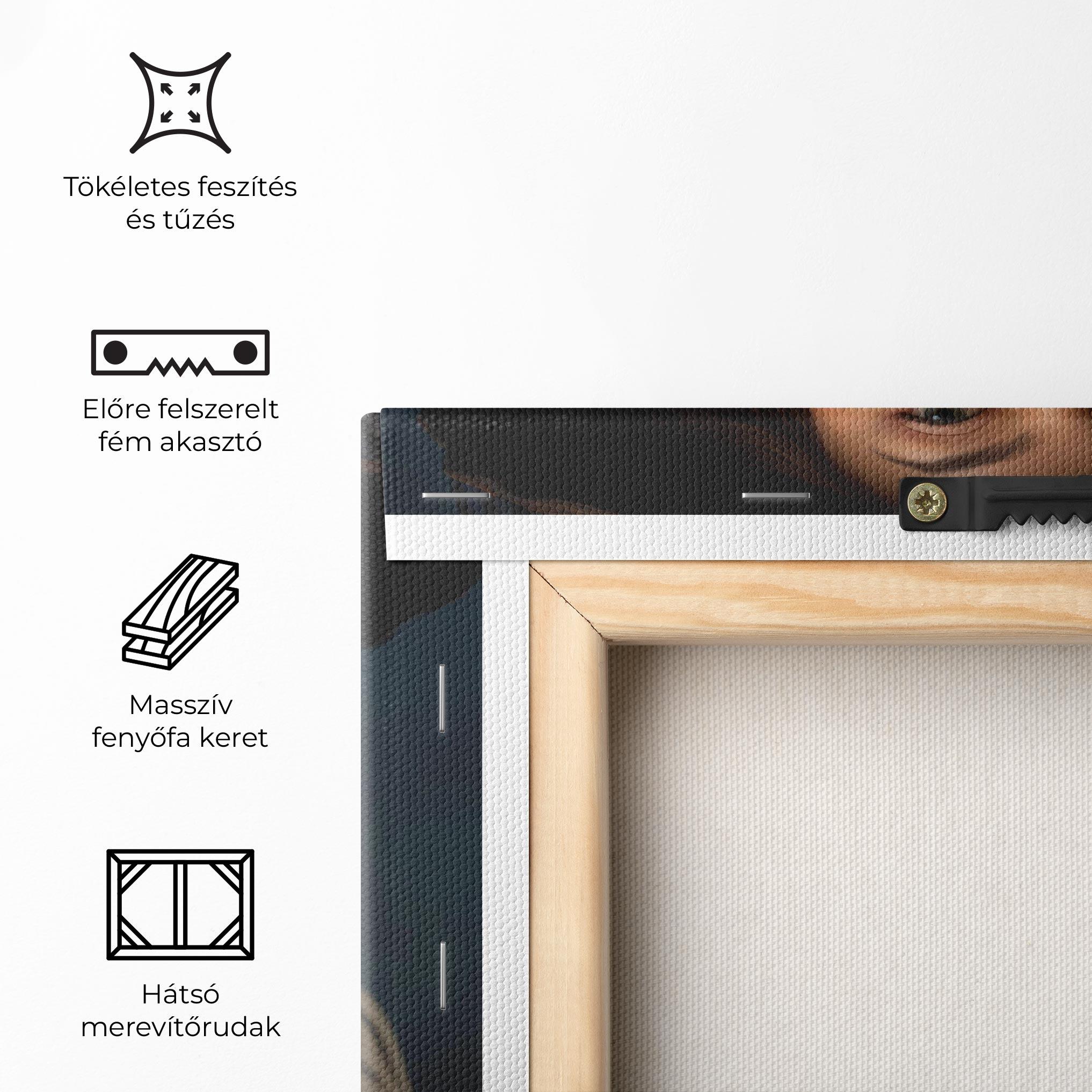 Vászonkép Brown Vintage Hat mockup 5