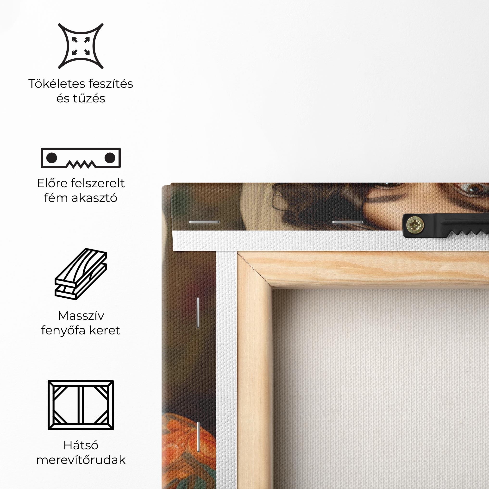 Vászonkép Green Orange Blouse mockup 5