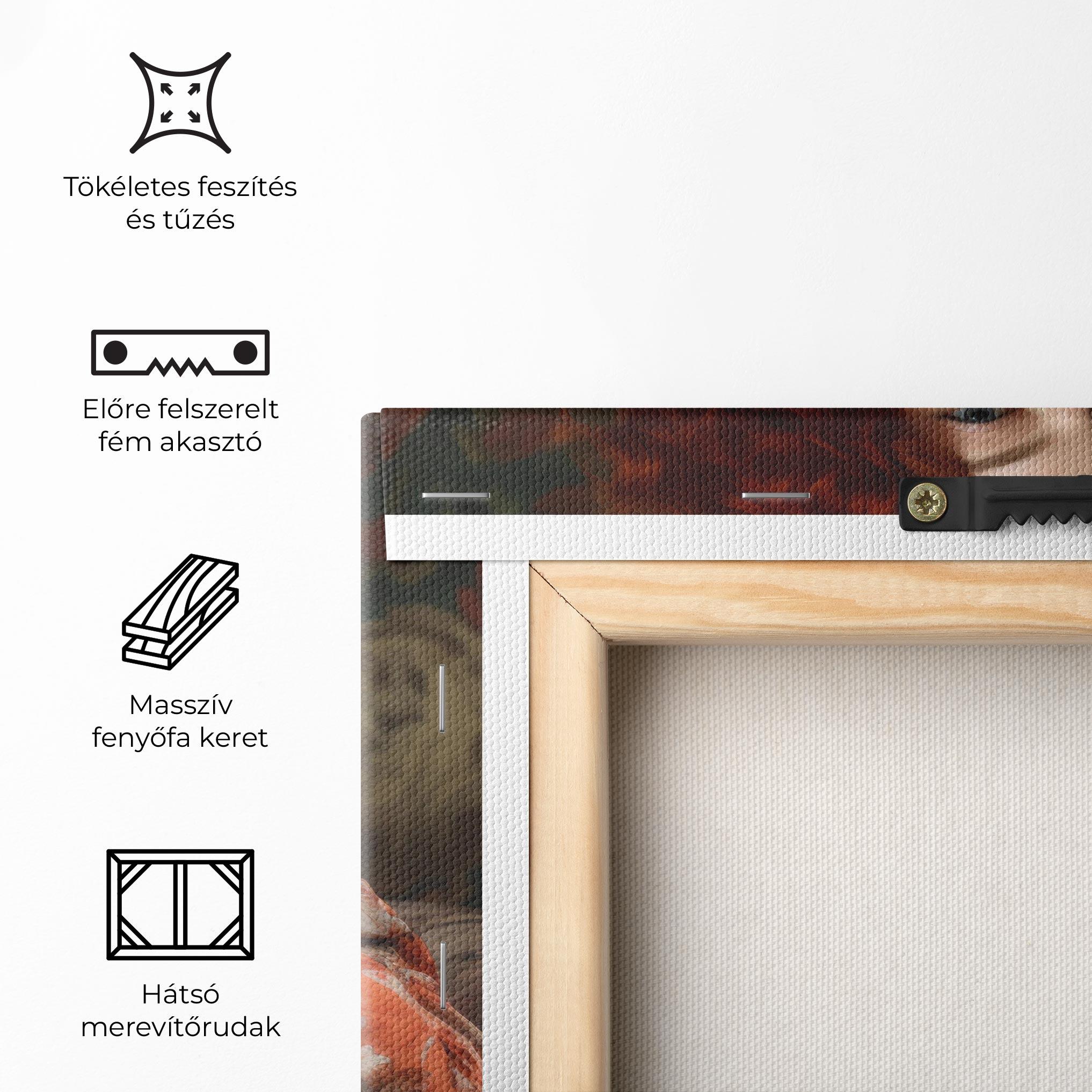 Vászonkép Red Vintage Hair mockup 5