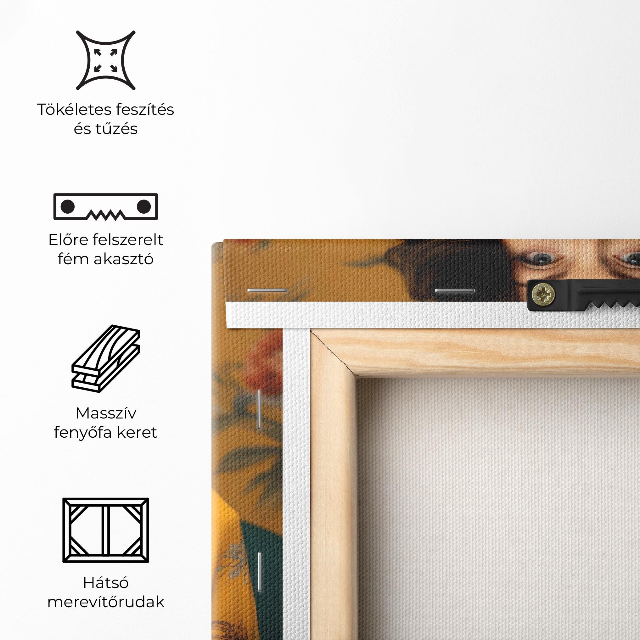 Vászonkép Yellow Red Dress mockup 5