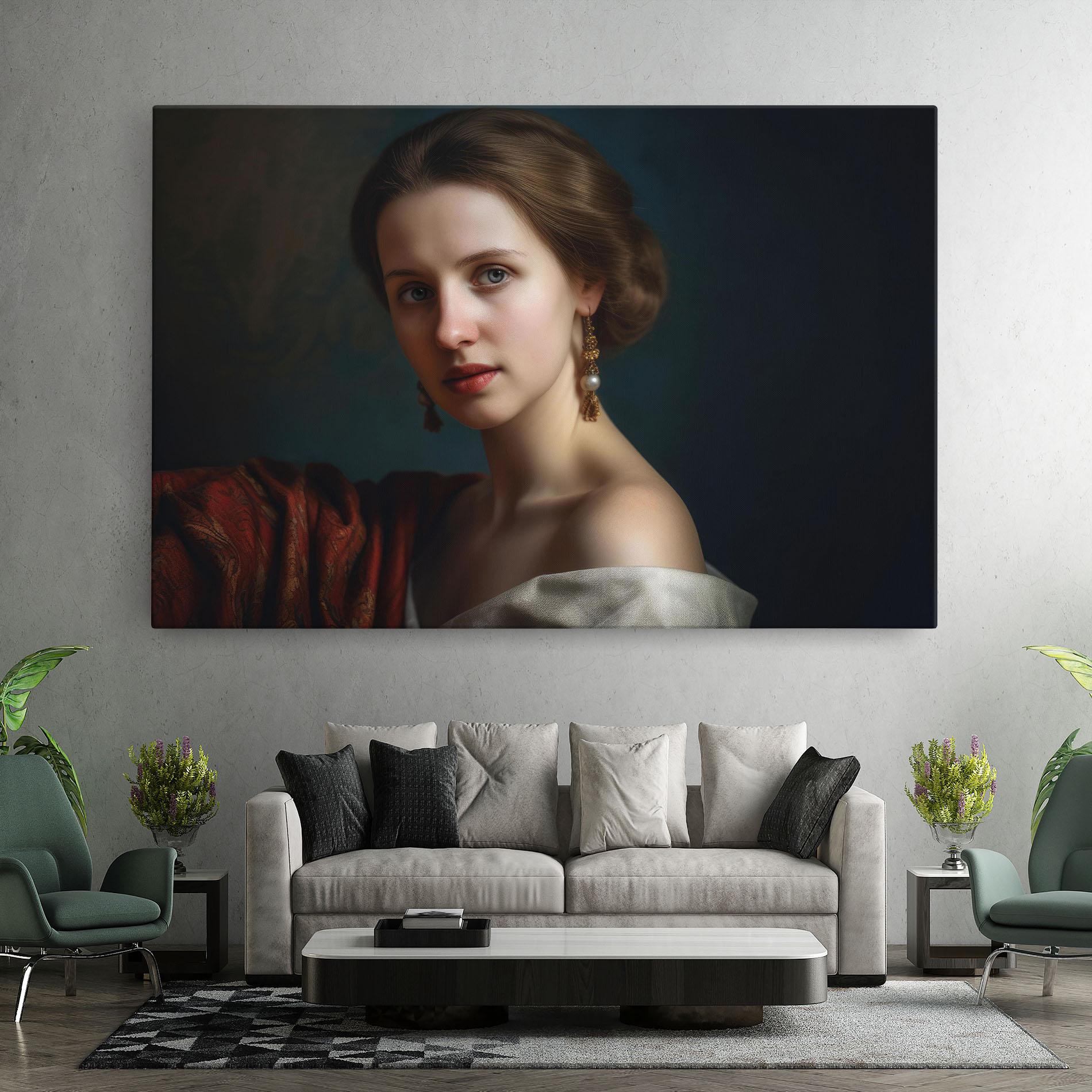Vászonkép Classical Painting mockup 7