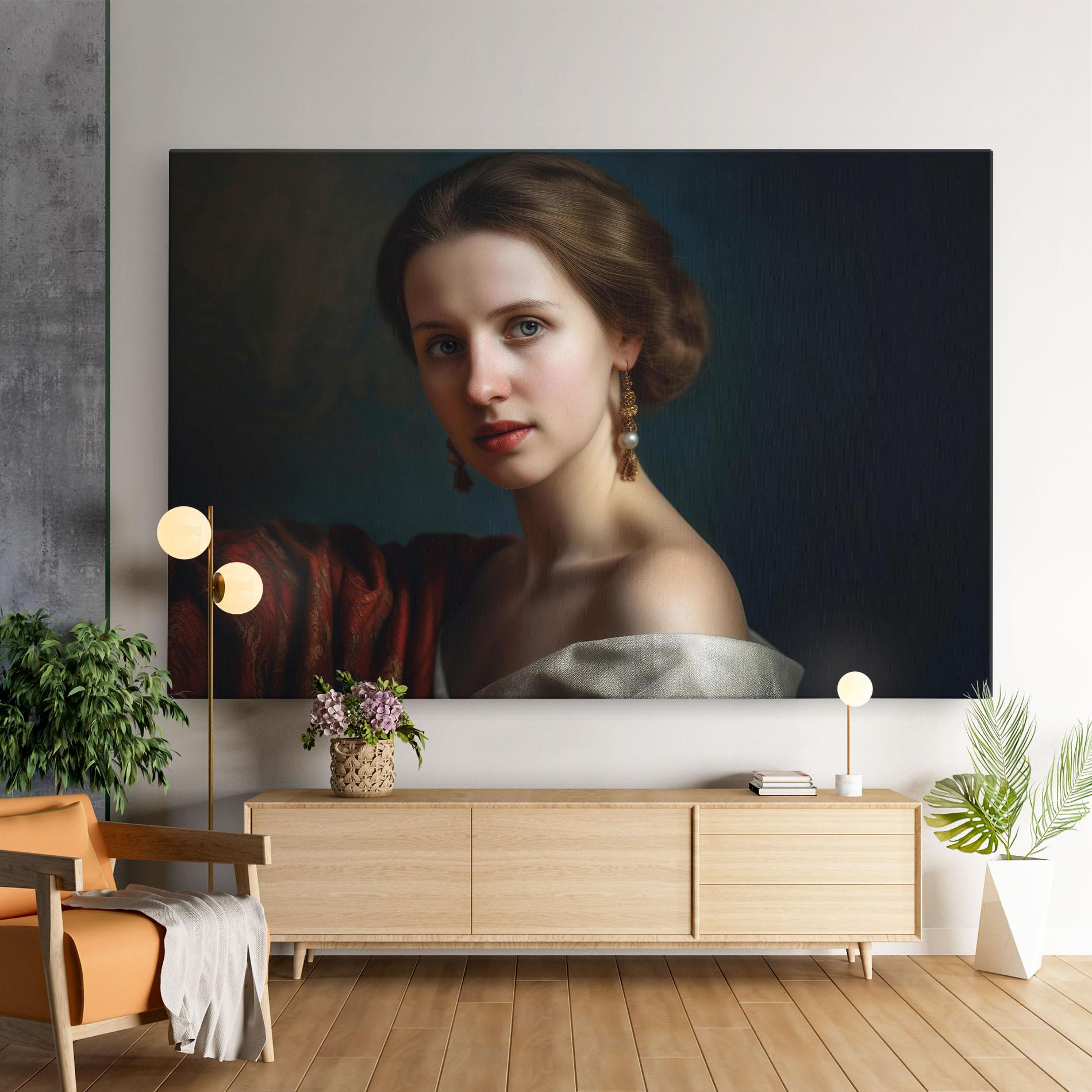Vászonkép Classical Painting mockup 9