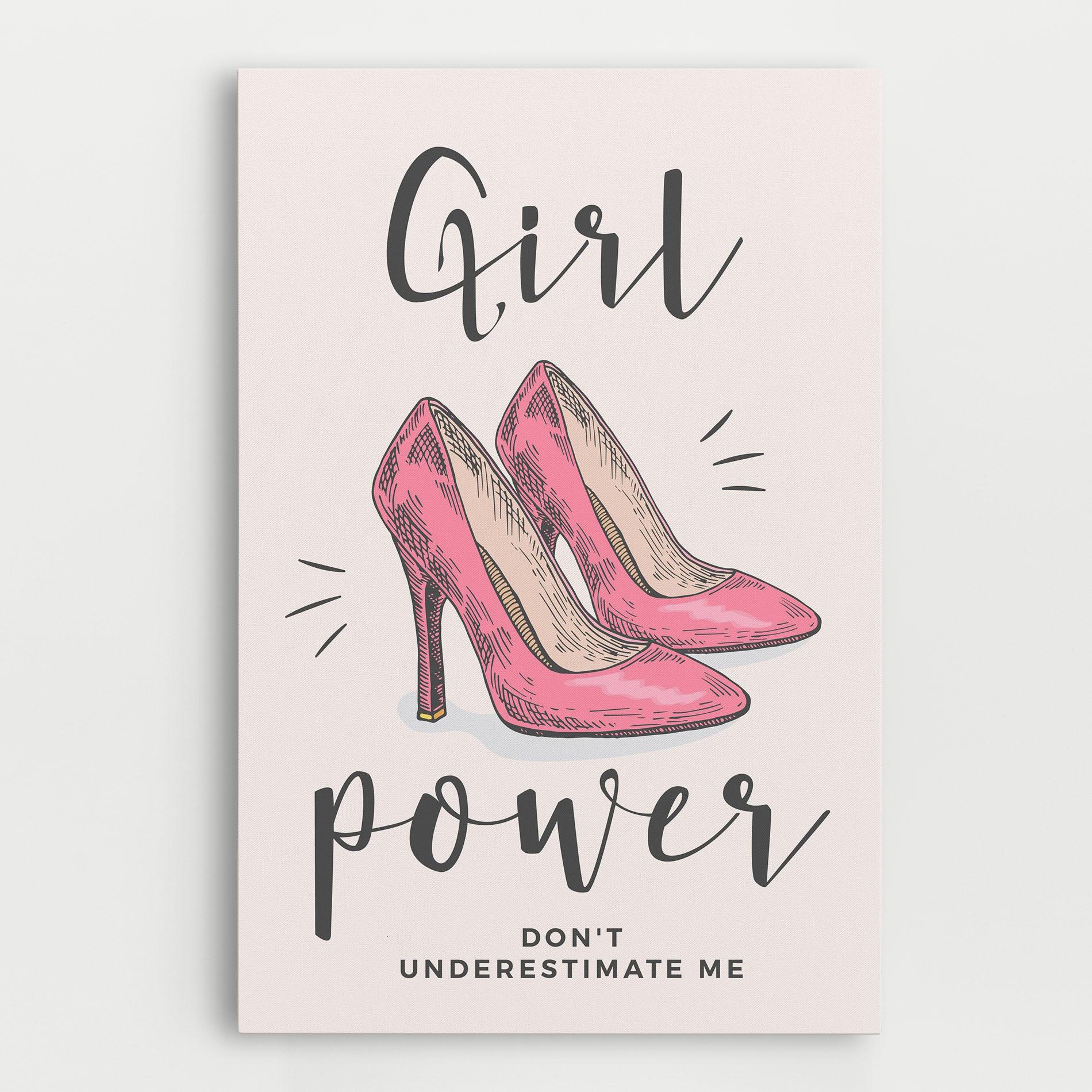 Vászonkép Girl Power mockup 0