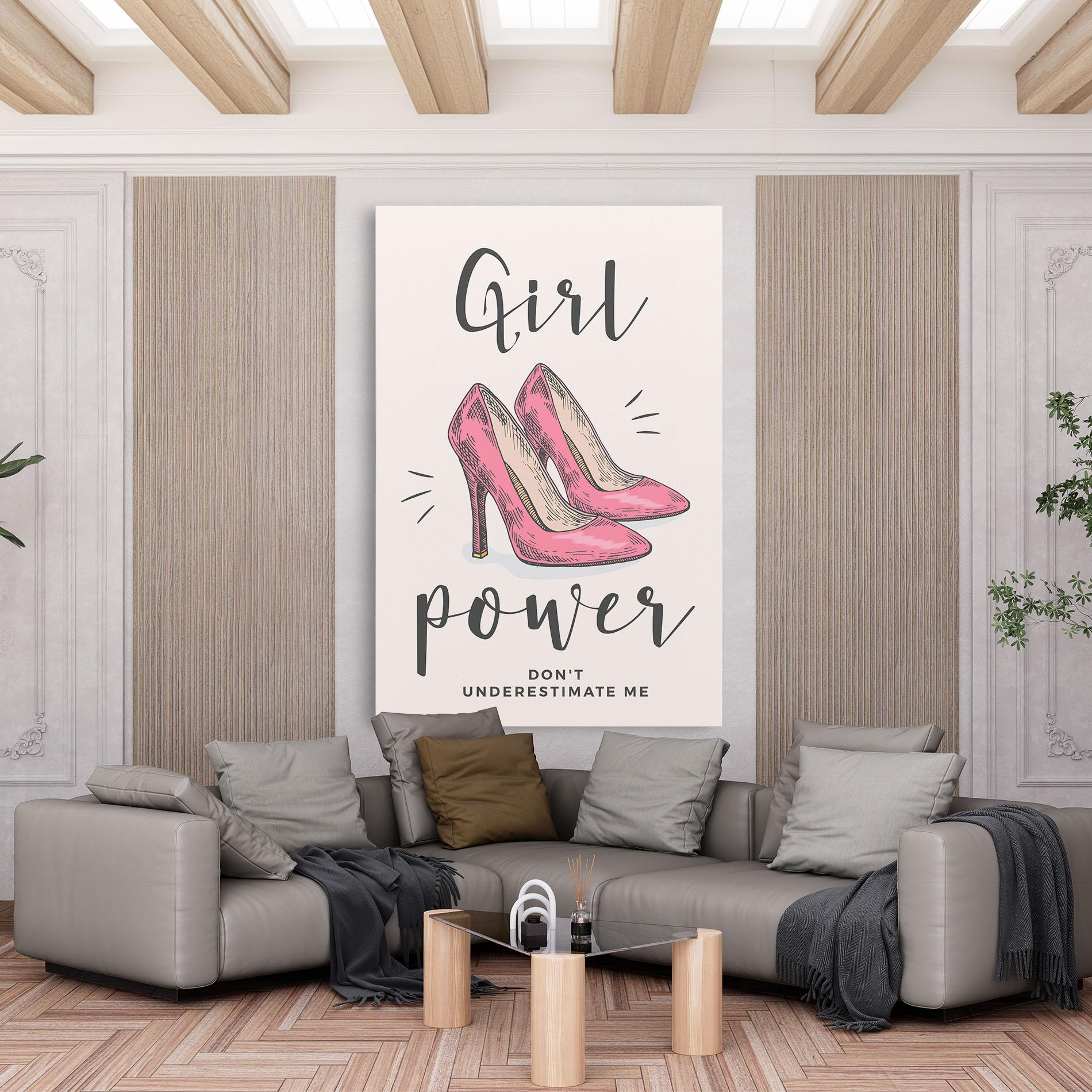 Vászonkép Girl Power mockup 6