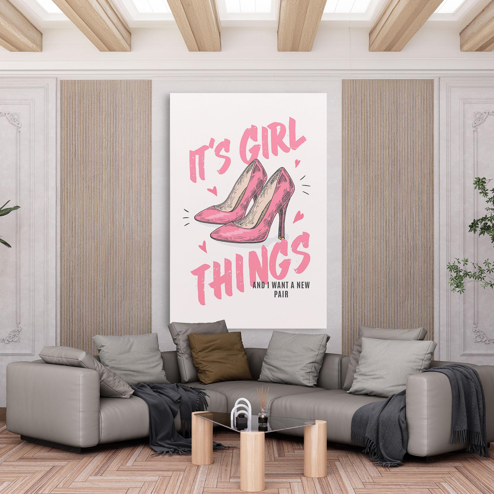 Vászonkép Girl Things mockup 6