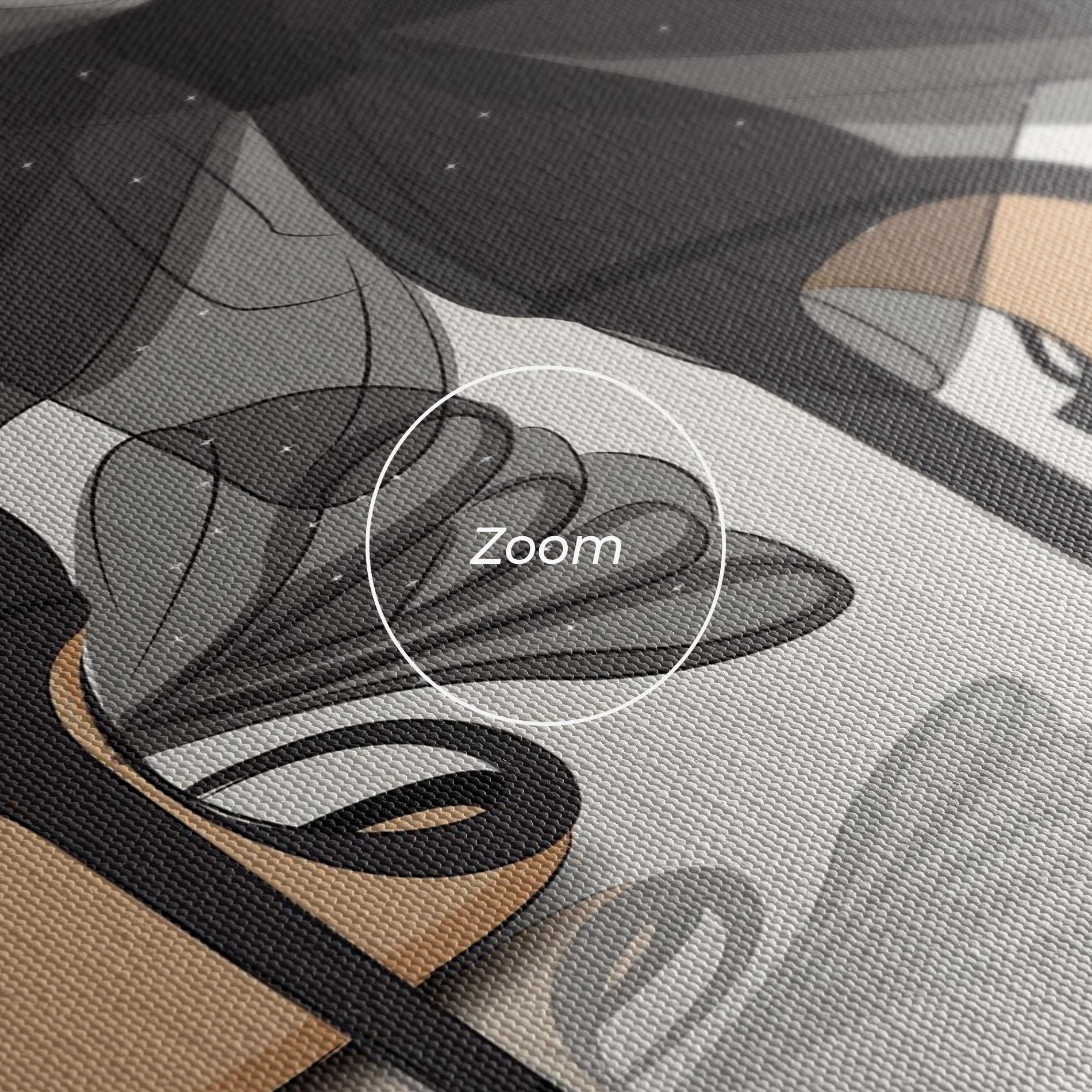 Vászonkép Black Bow Heels mockup 3