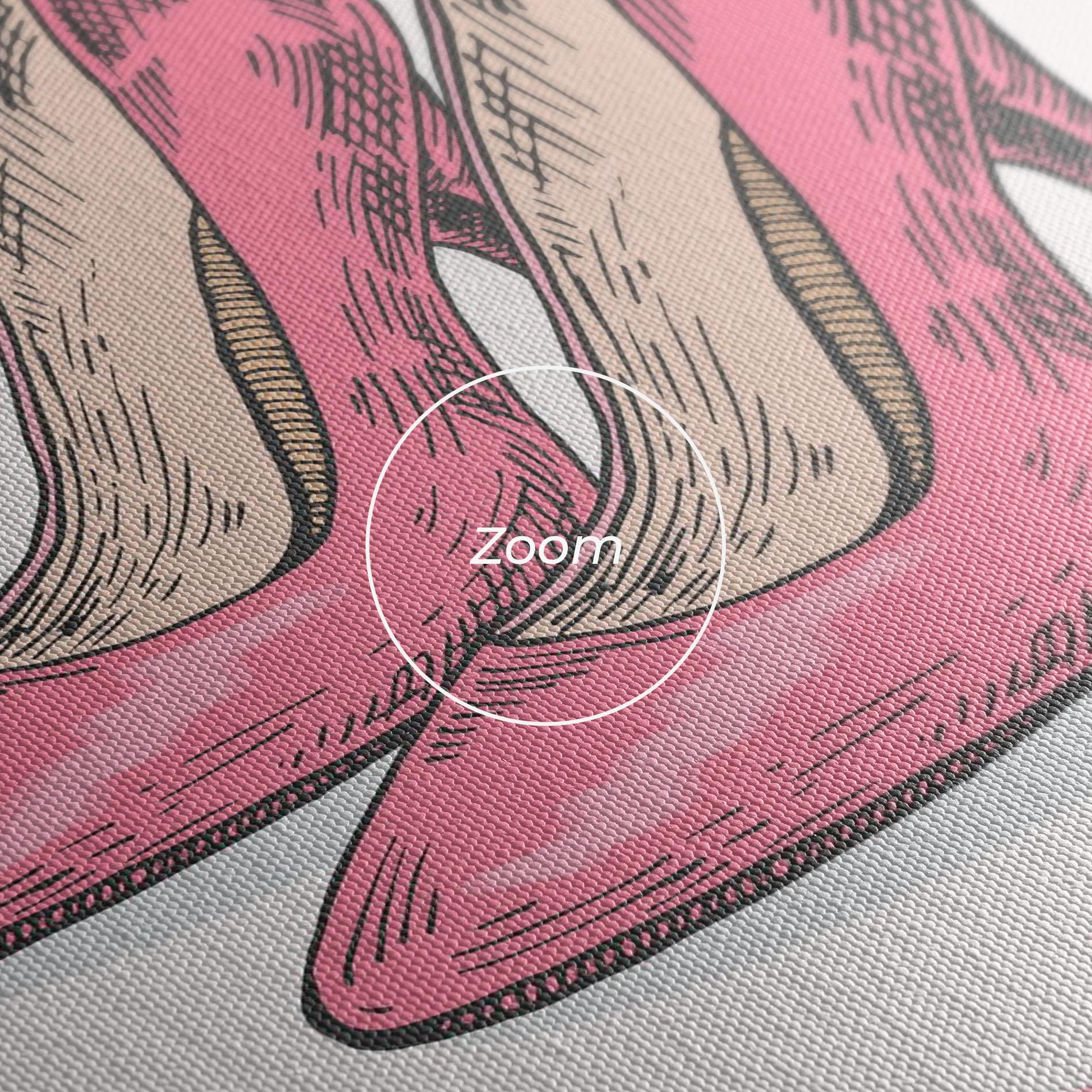 Vászonkép Girl Things mockup 3