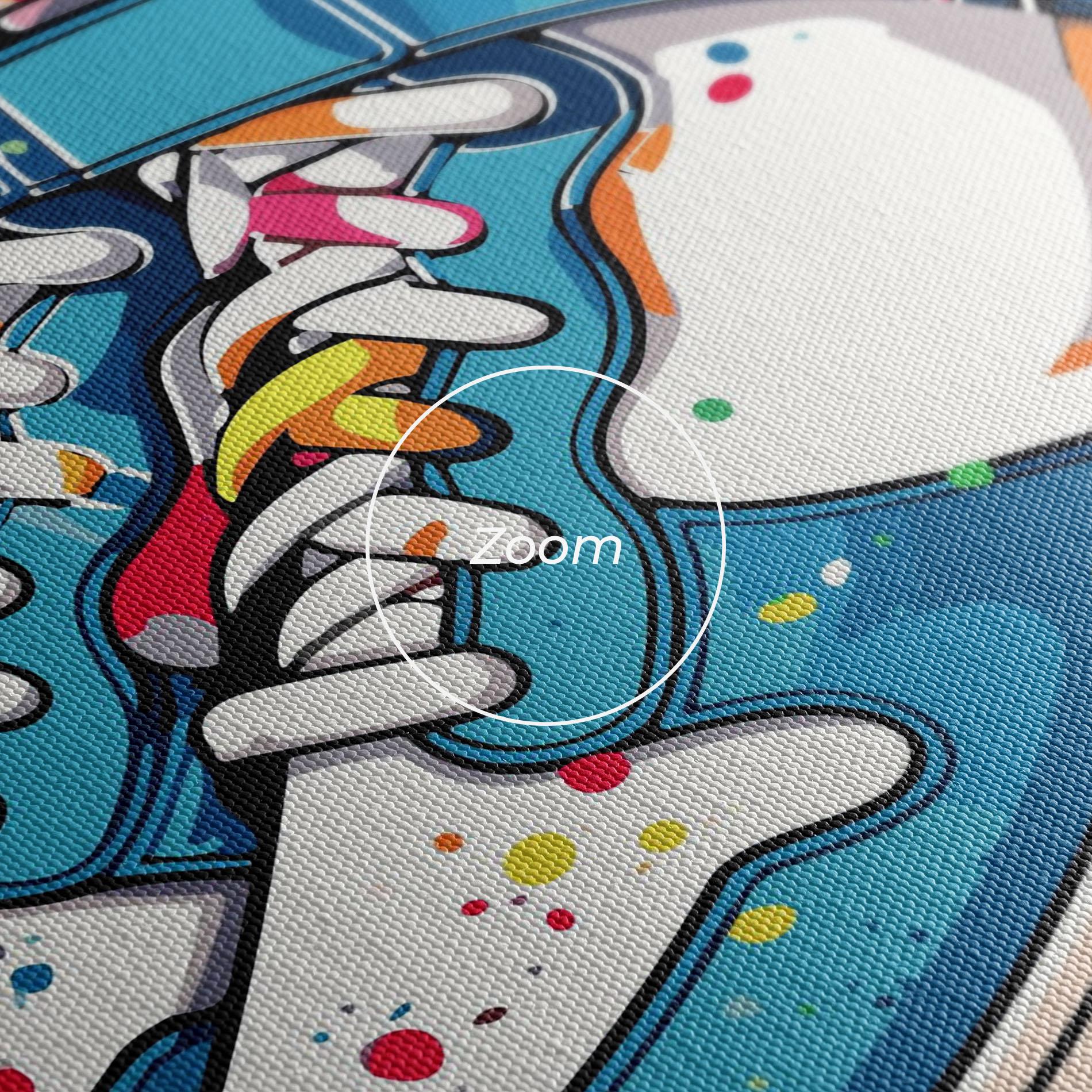 Vászonkép Shoes Splash Color mockup 3