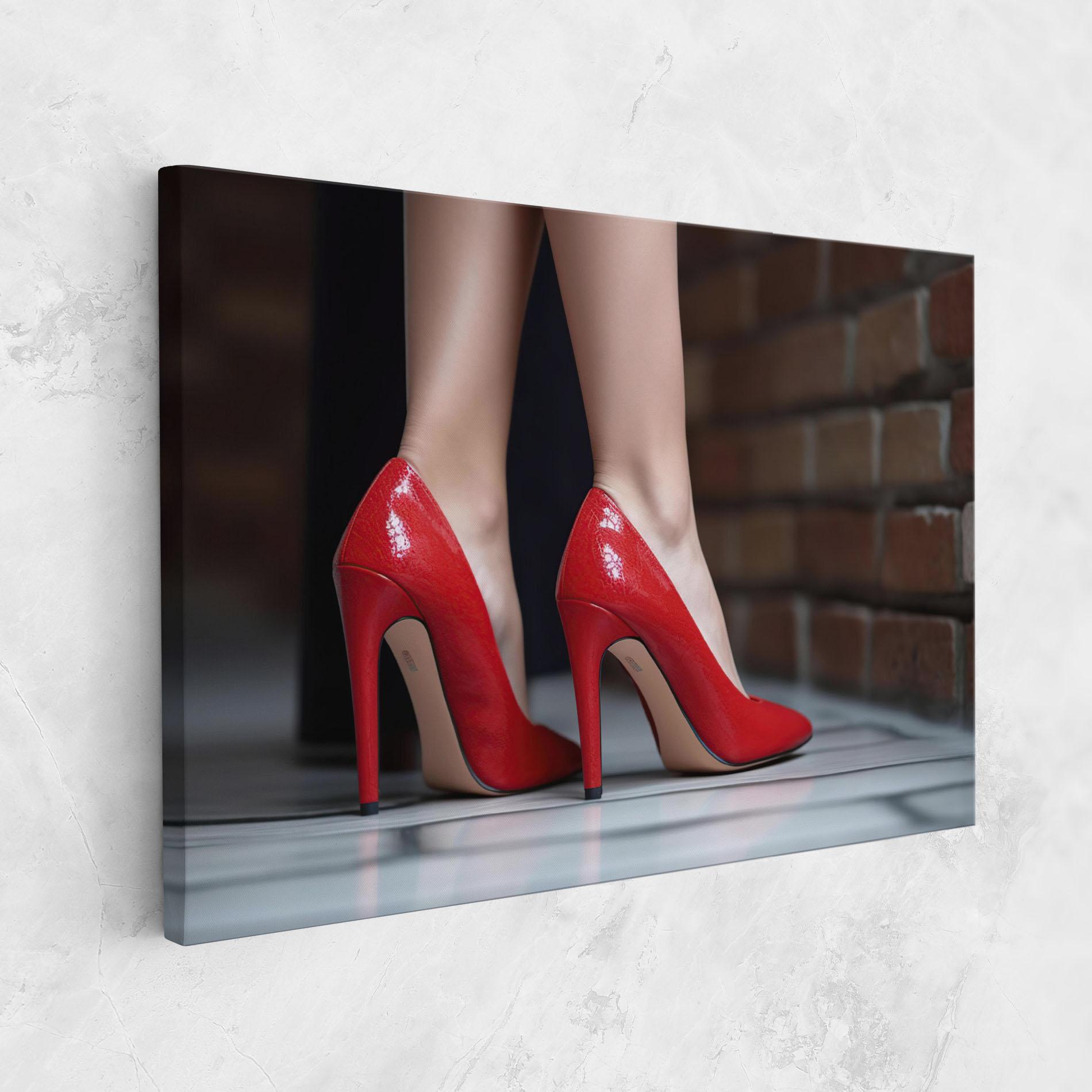Vászonkép Sexy Red Heels mockup 1
