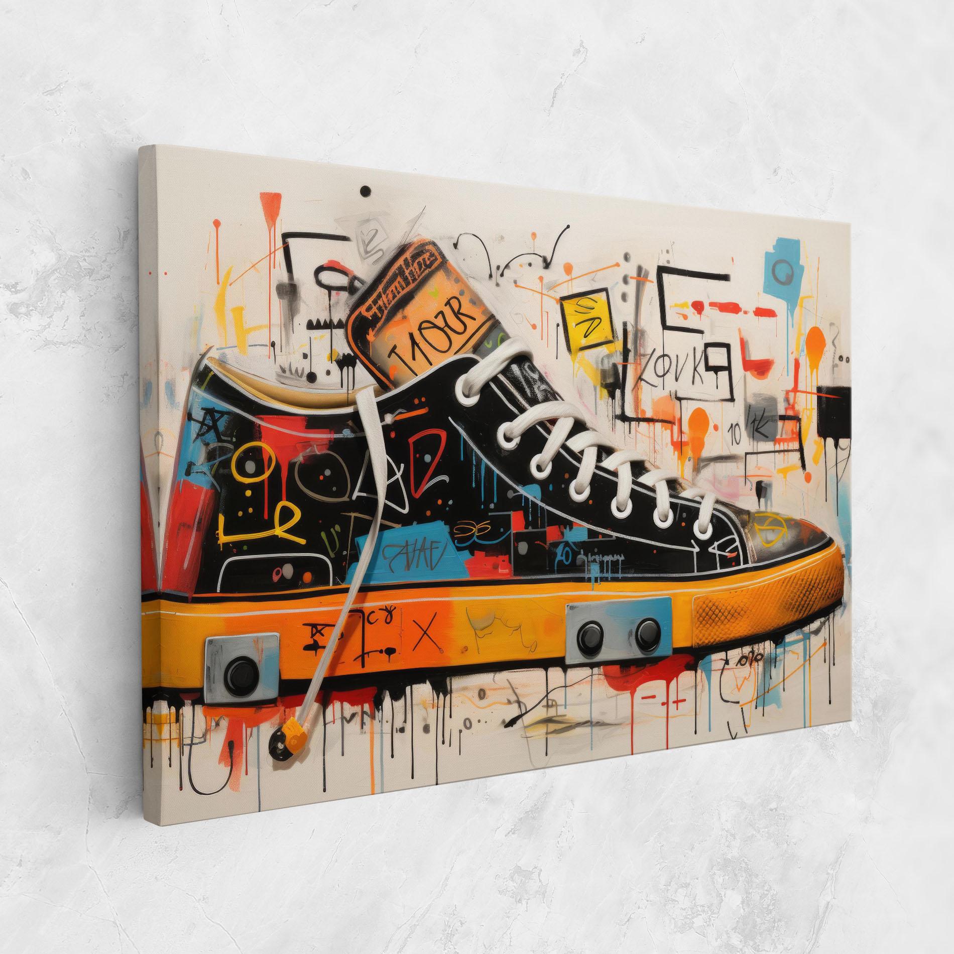 Vászonkép Teenager Sneakers mockup 1