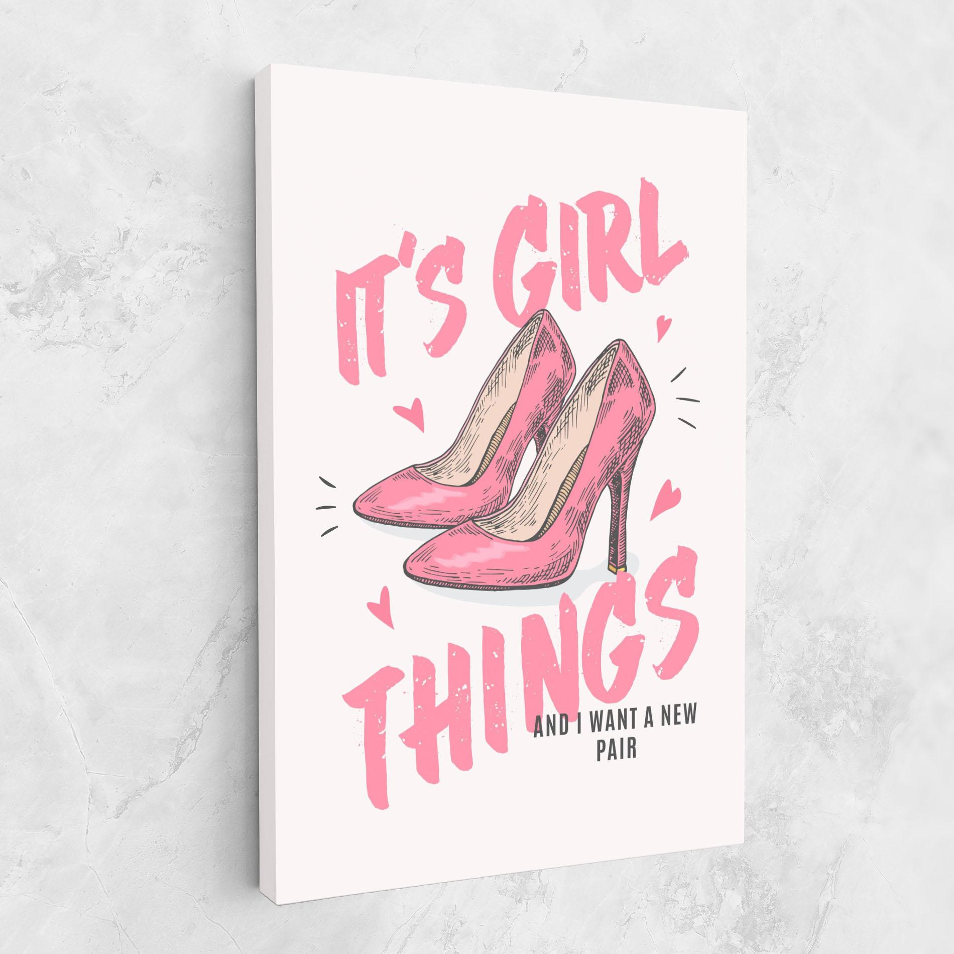 Vászonkép Girl Things mockup 1