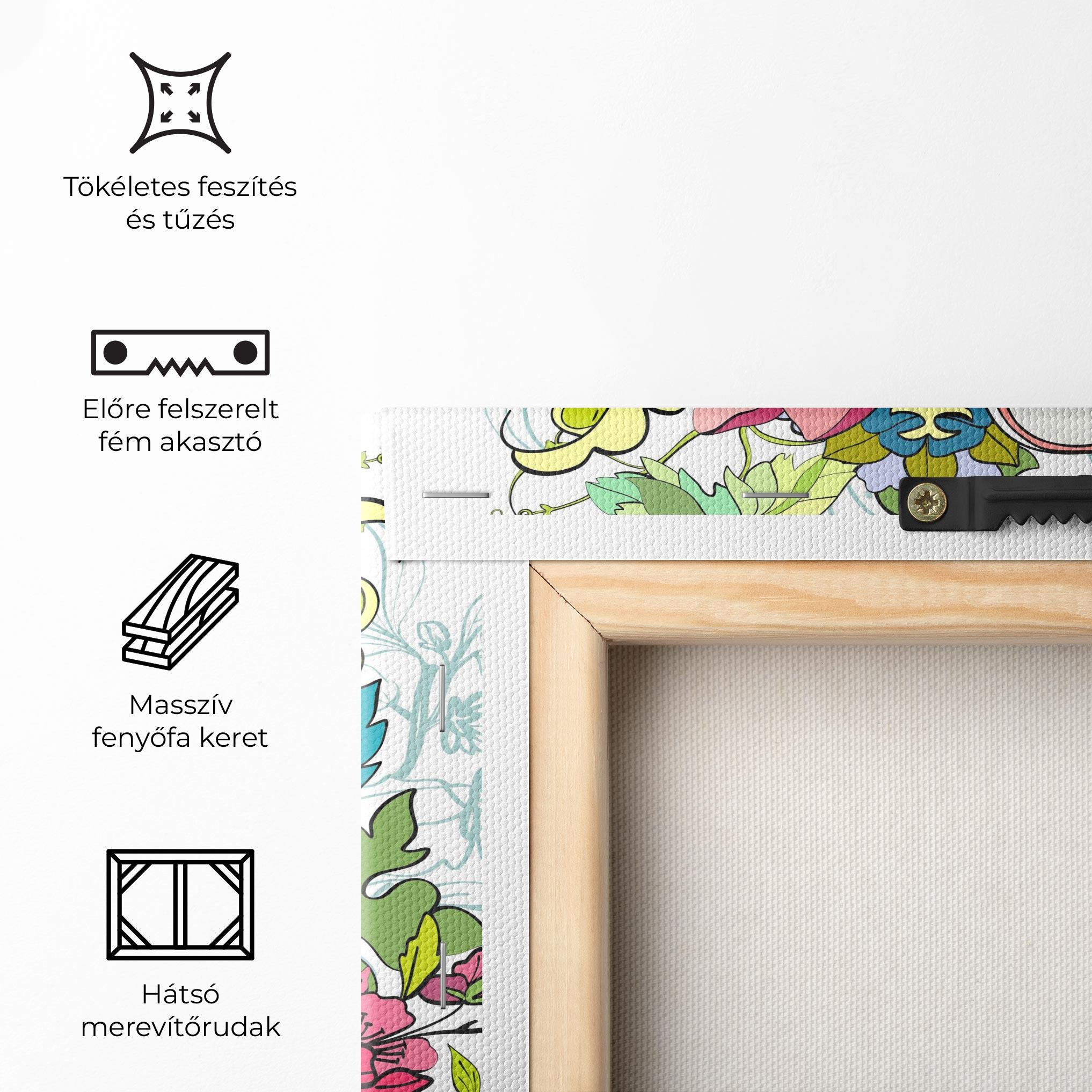 Vászonkép Flower Shoes mockup 5