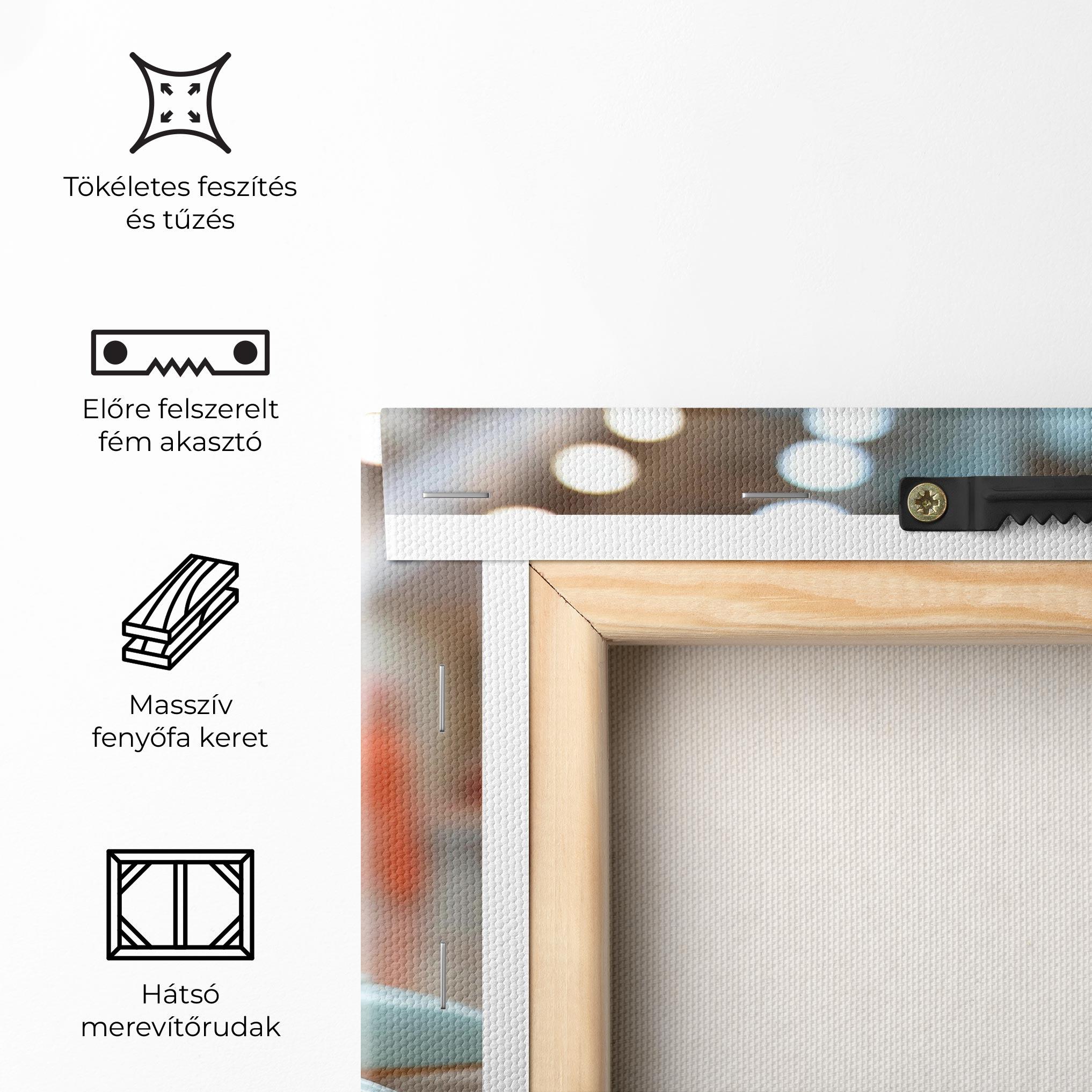 Vászonkép Light Blue Heels mockup 5