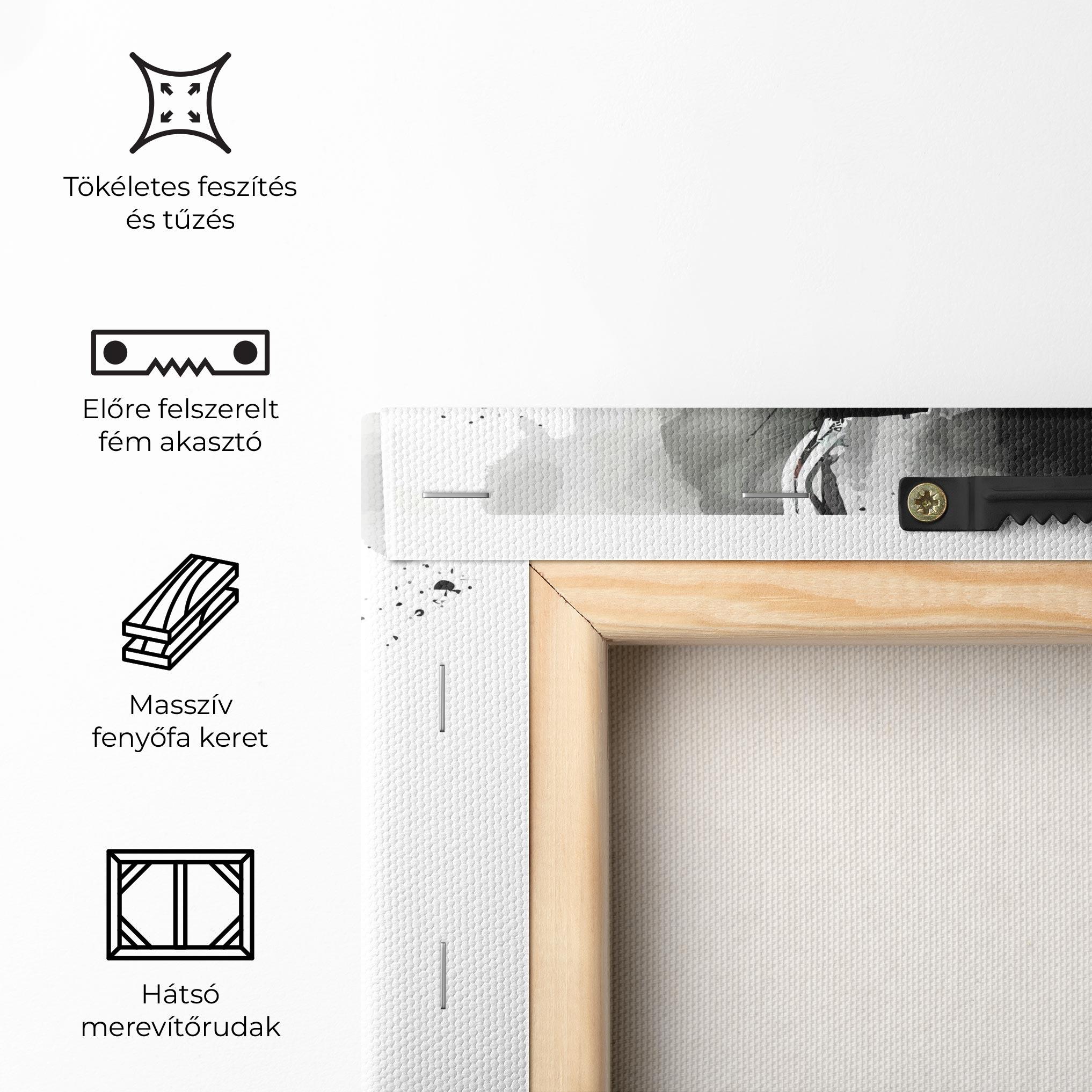 Vászonkép Watercolor Shoes mockup 5