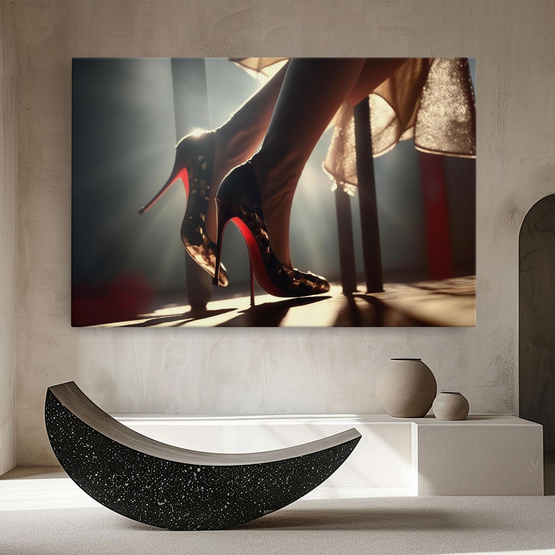 Vászonkép Heels In The Sun mockup 8