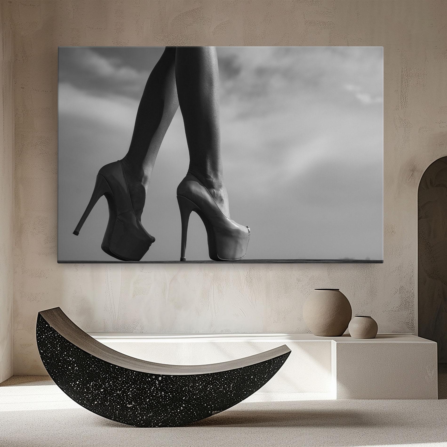 Vászonkép Heels Sky Background mockup 8