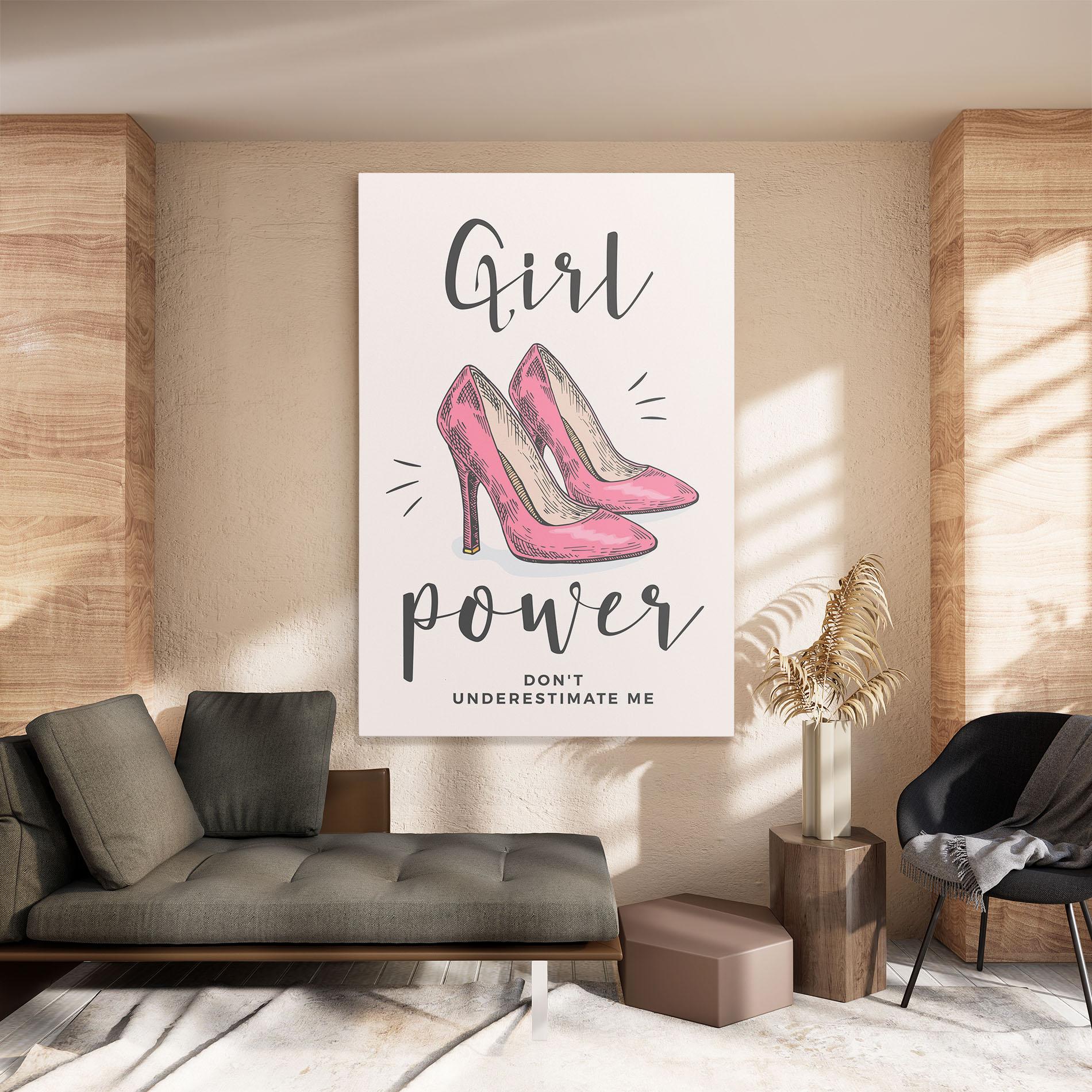 Vászonkép Girl Power mockup 8