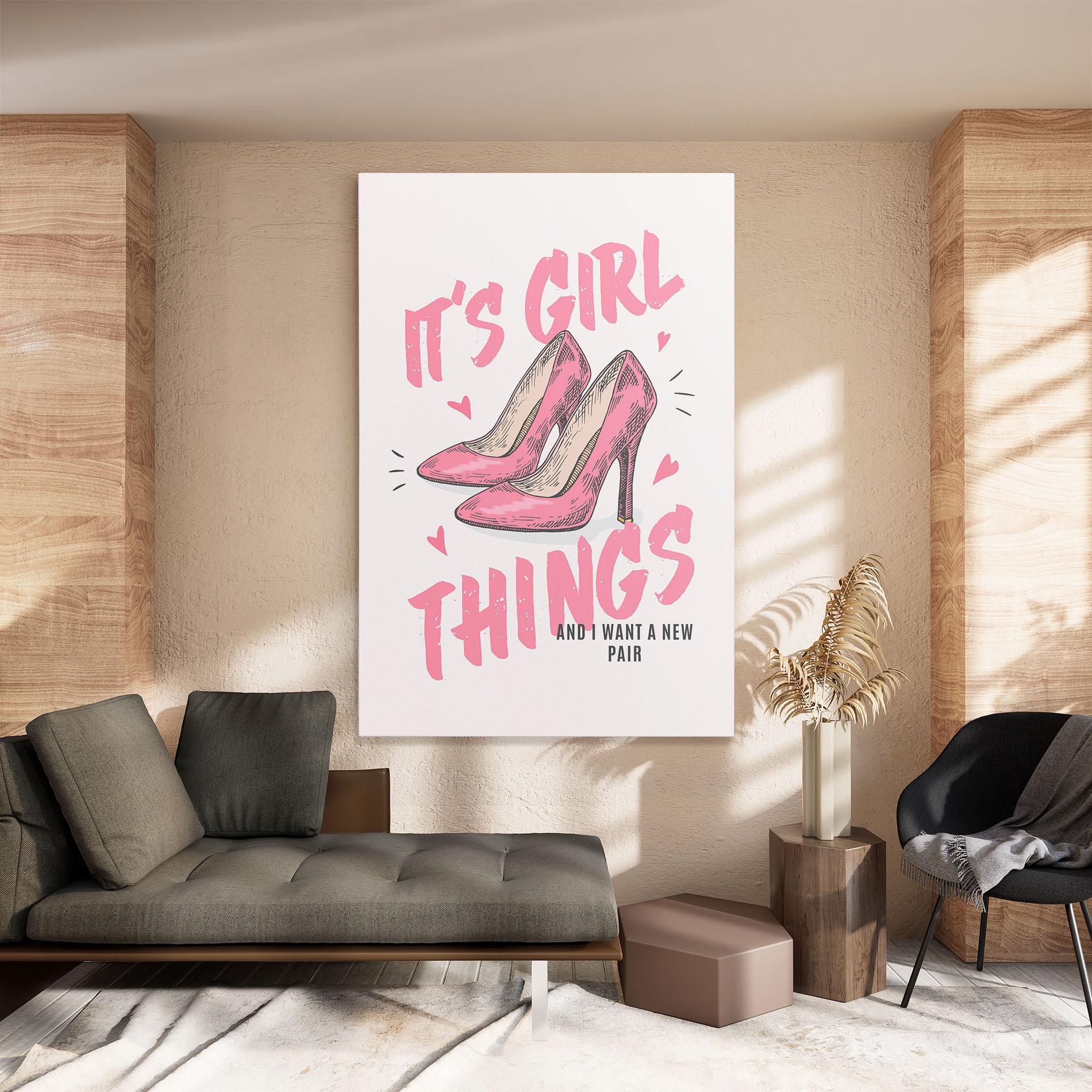Vászonkép Girl Things mockup 8