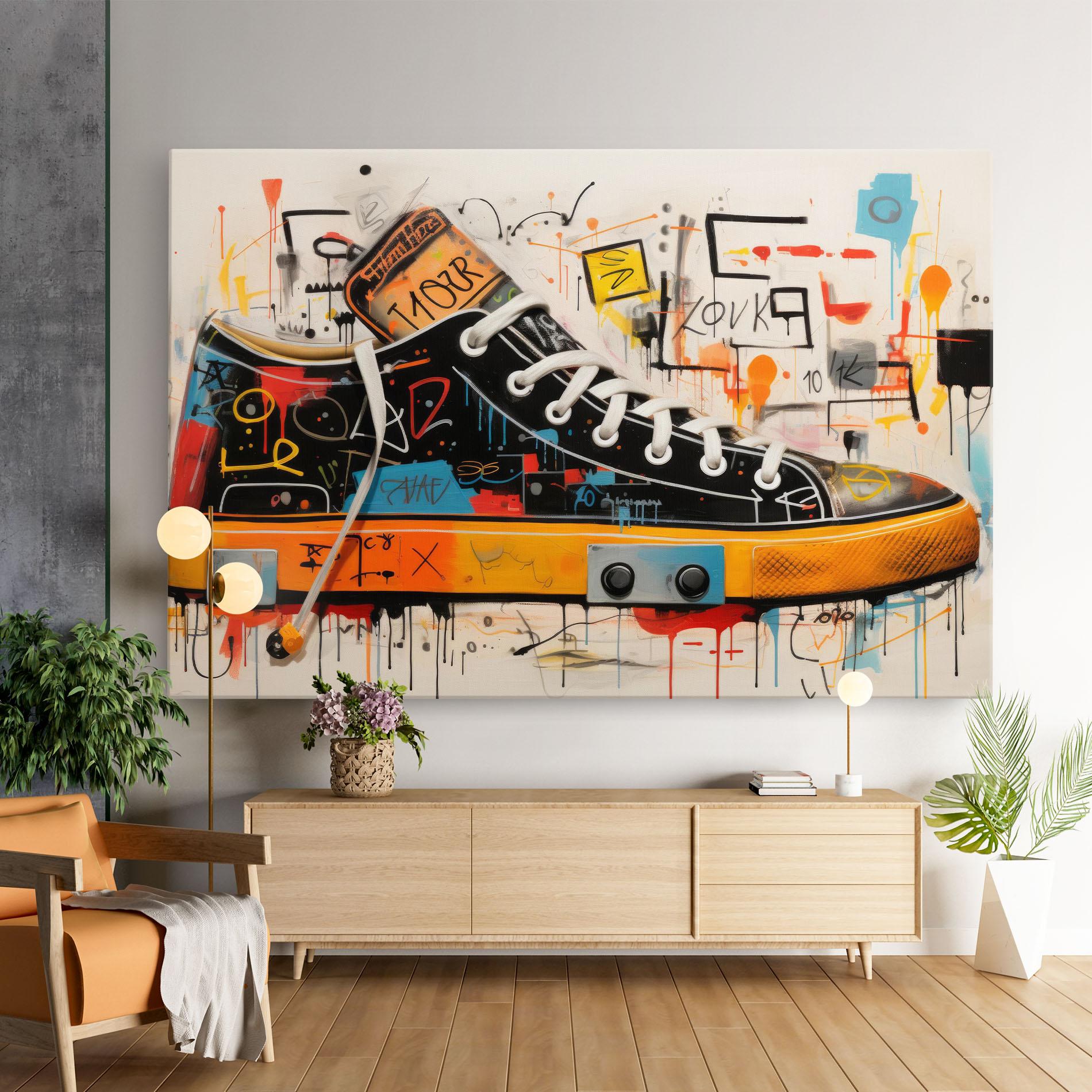 Vászonkép Teenager Sneakers mockup 9