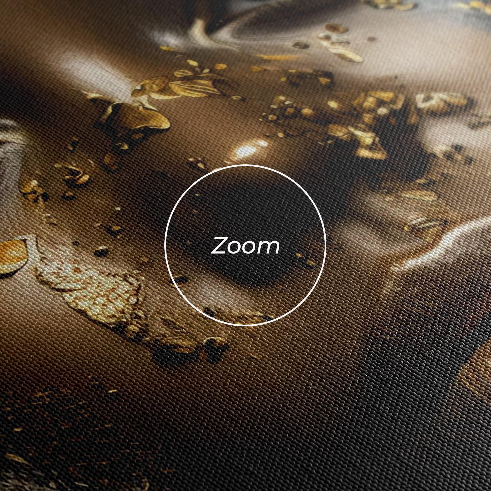 Vászonkép Attractive Gold Woman mockup 3