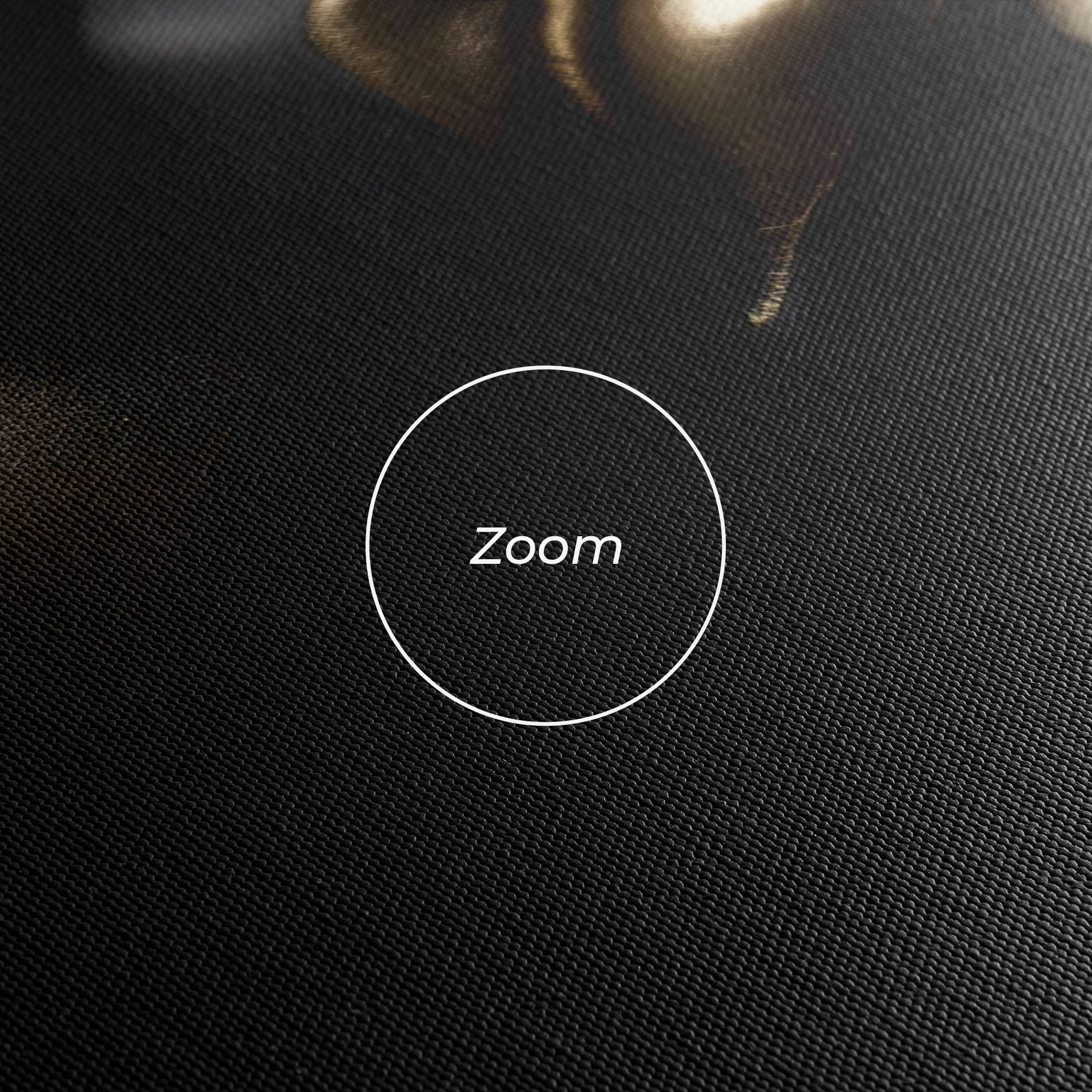 Vászonkép Dark Gold Face mockup 3