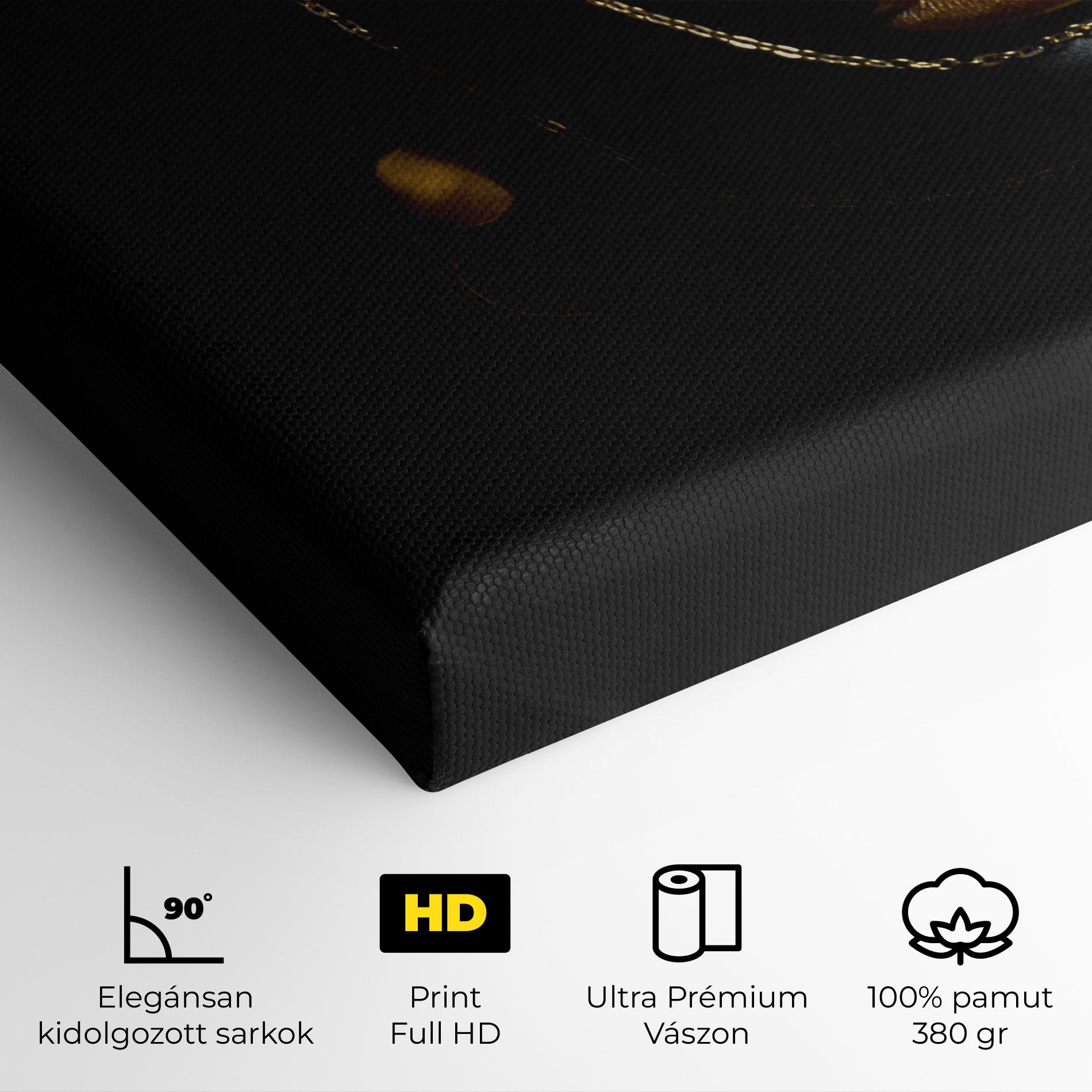 Vászonkép Gold Chain Girl mockup 4