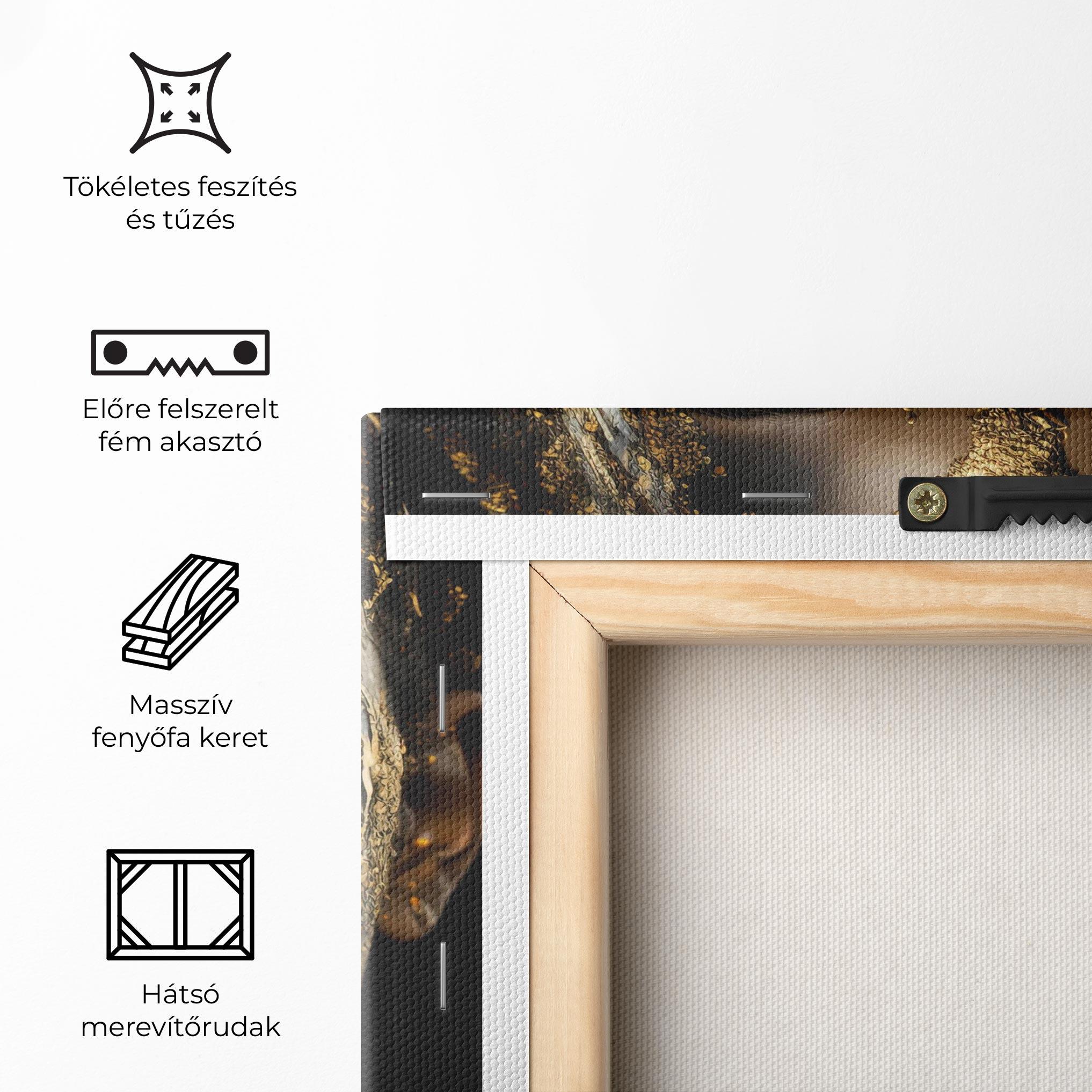 Vászonkép Attractive Gold Woman mockup 5