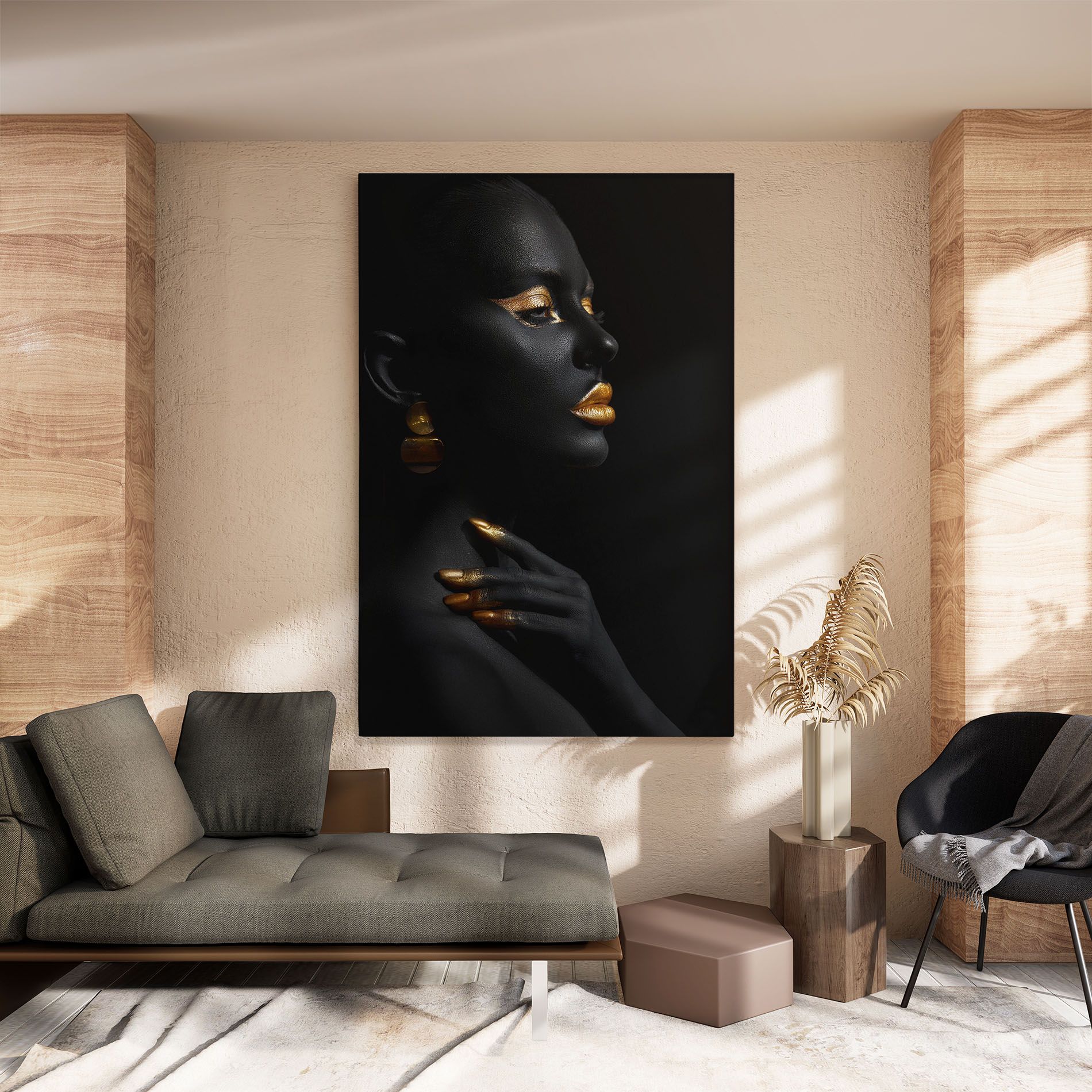 Lips Gold Eyelids mockup 8