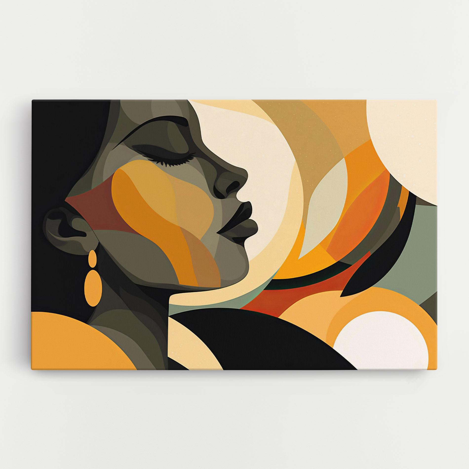 Vászonkép Dreamy Graphic Girl mockup 0