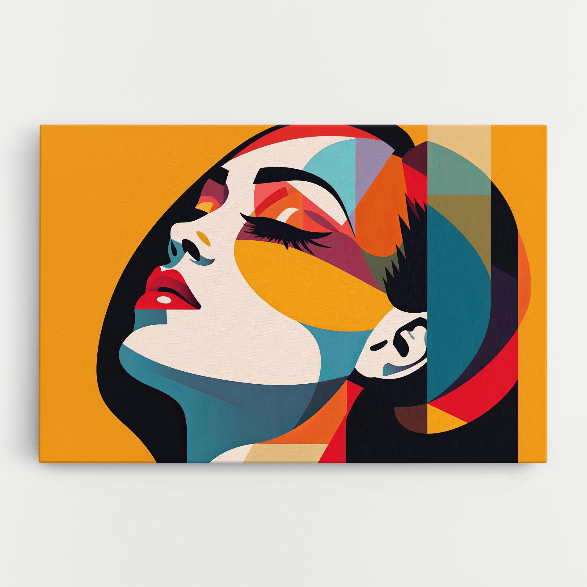 Vászonkép Dreamy Yellow Female mockup 0