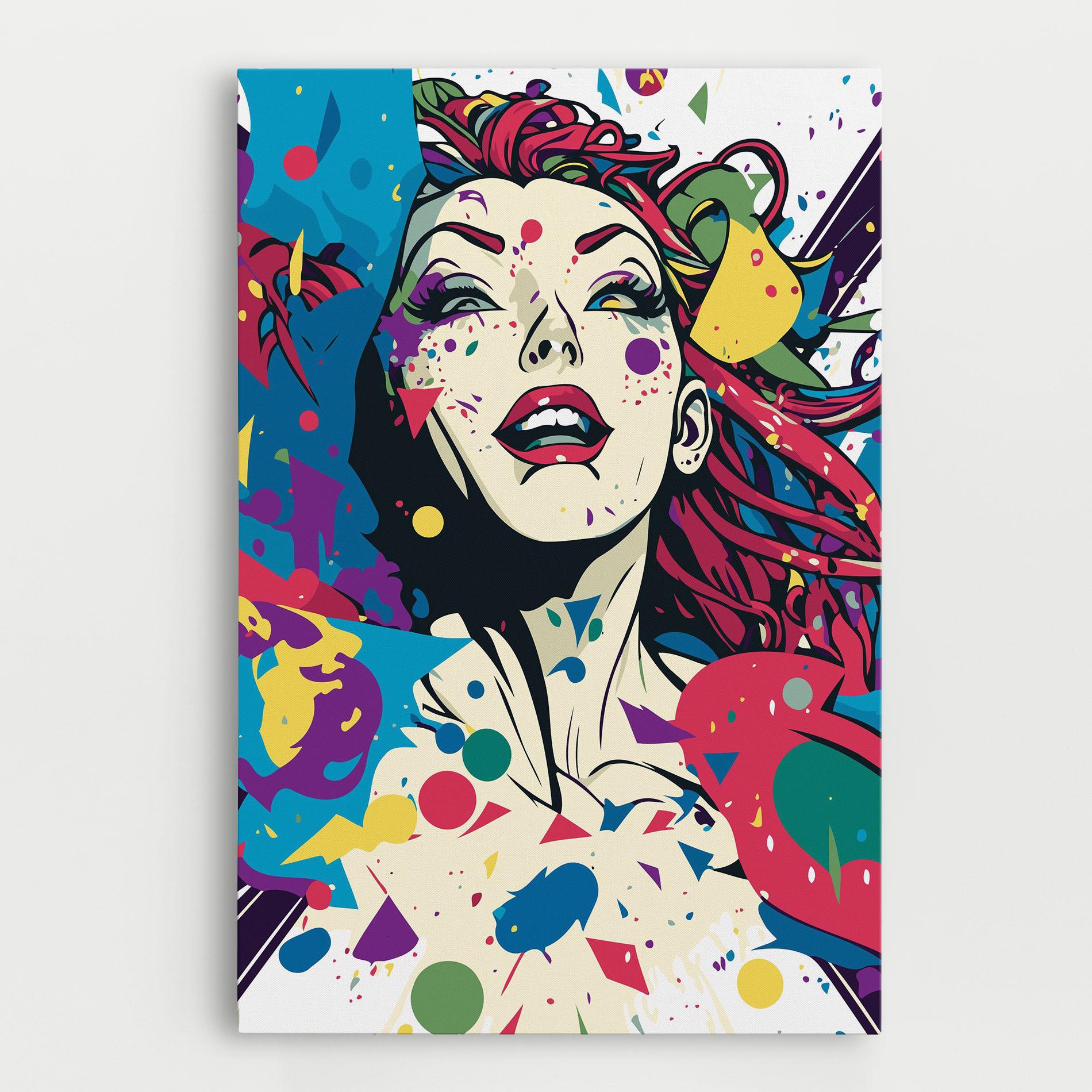 Vászonkép Fictional Woman mockup 0