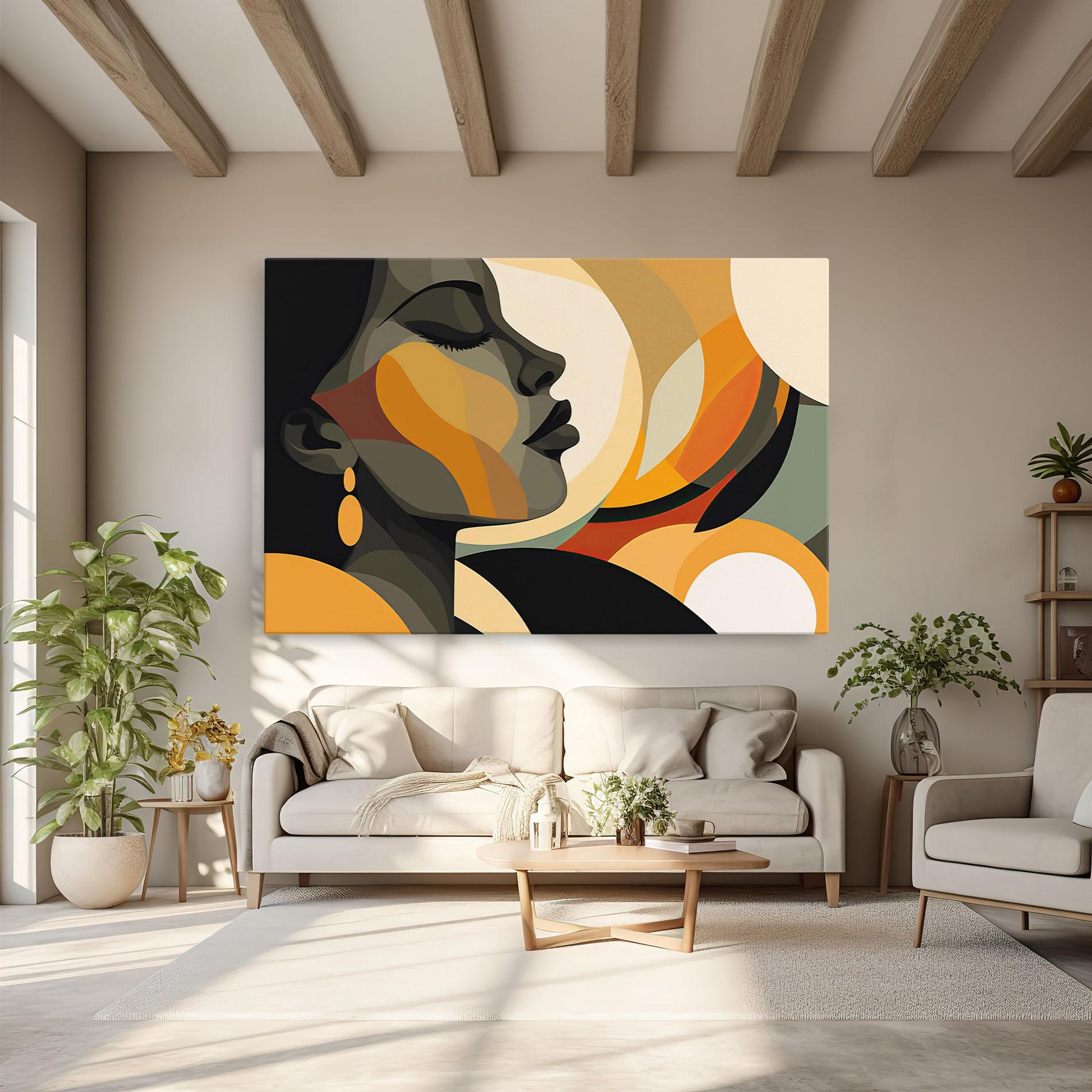 Vászonkép Dreamy Graphic Girl mockup 6