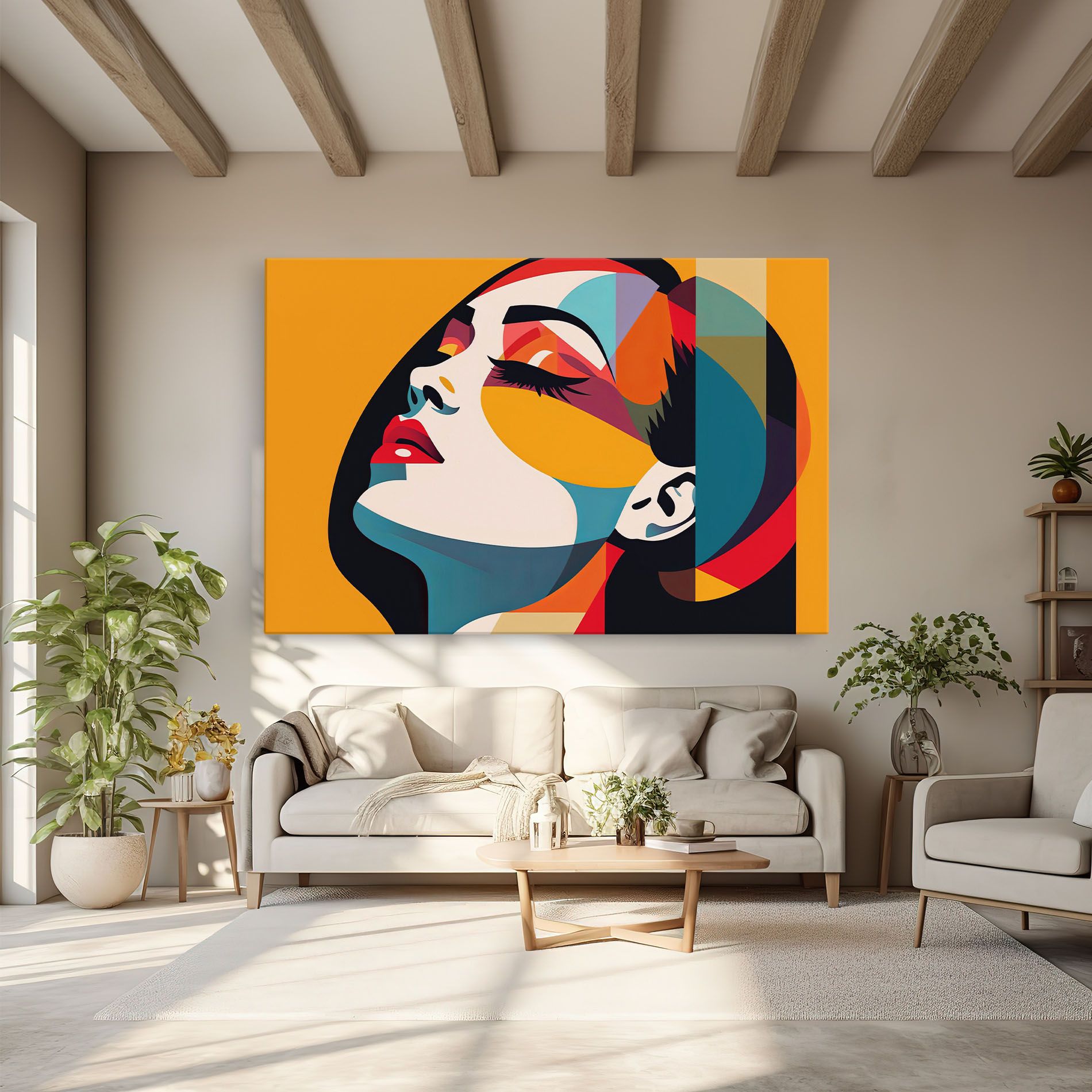 Dreamy Yellow Female mockup 6