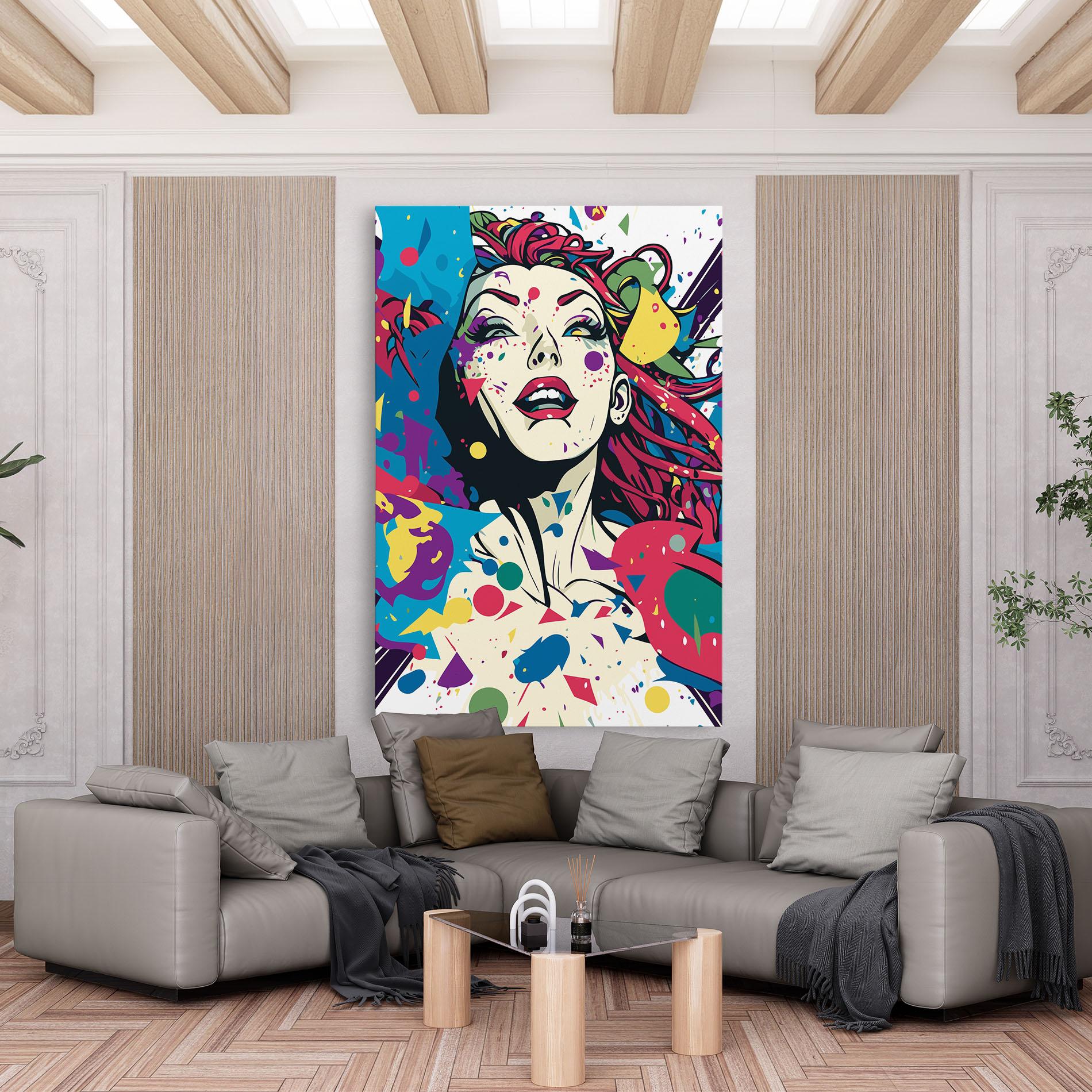 Vászonkép Fictional Woman mockup 6