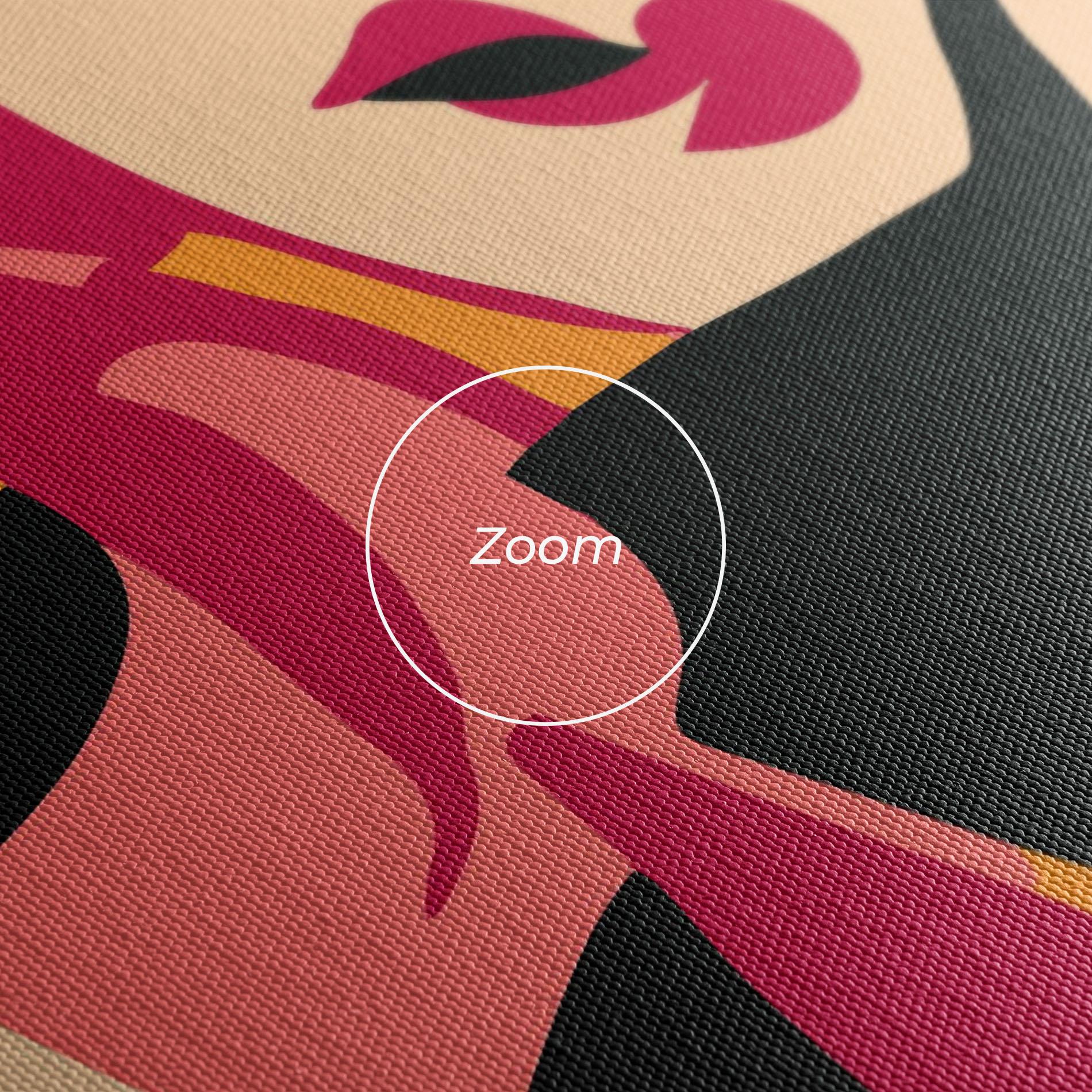 Vászonkép Crowd Face mockup 3