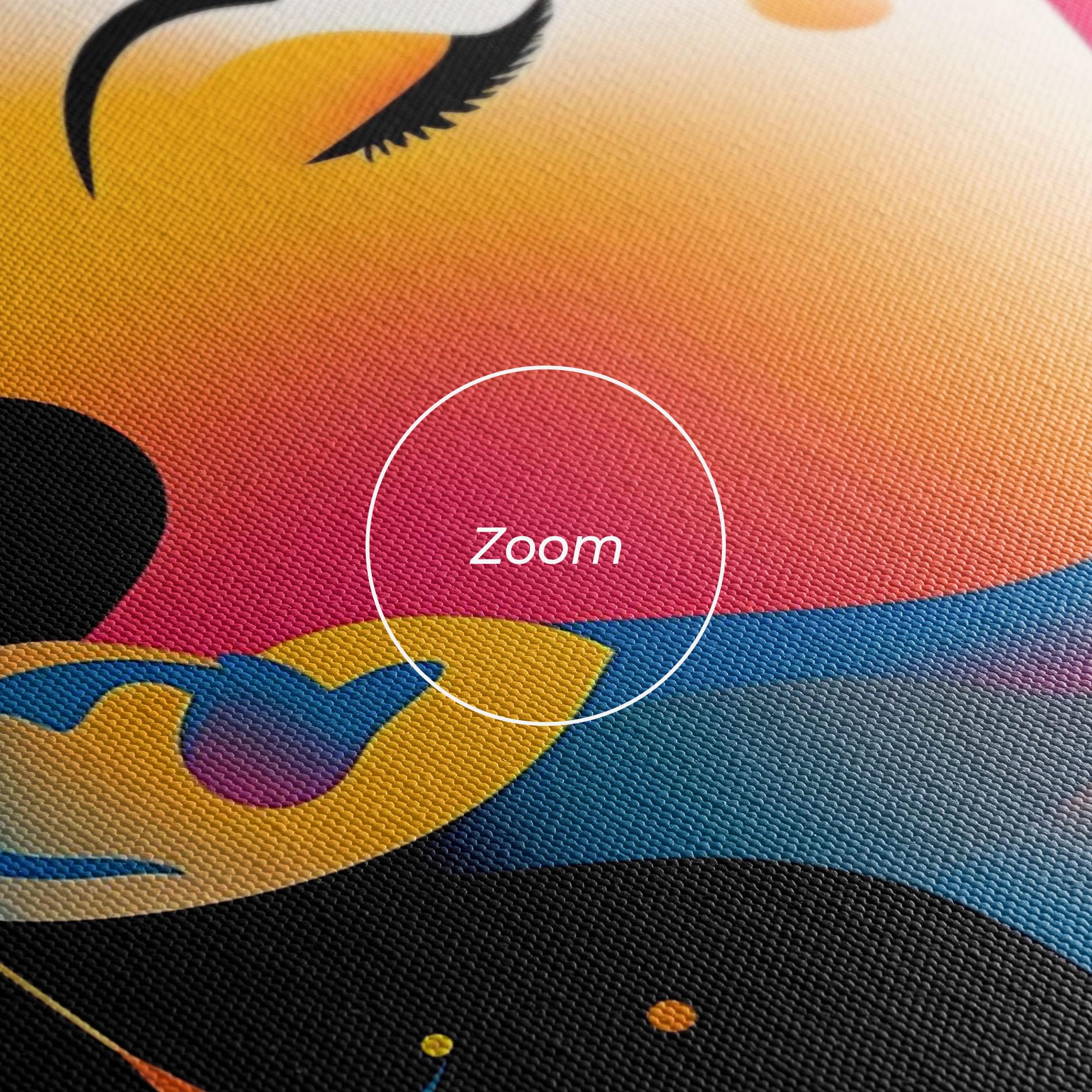 Vászonkép Dreamy Night Female mockup 3